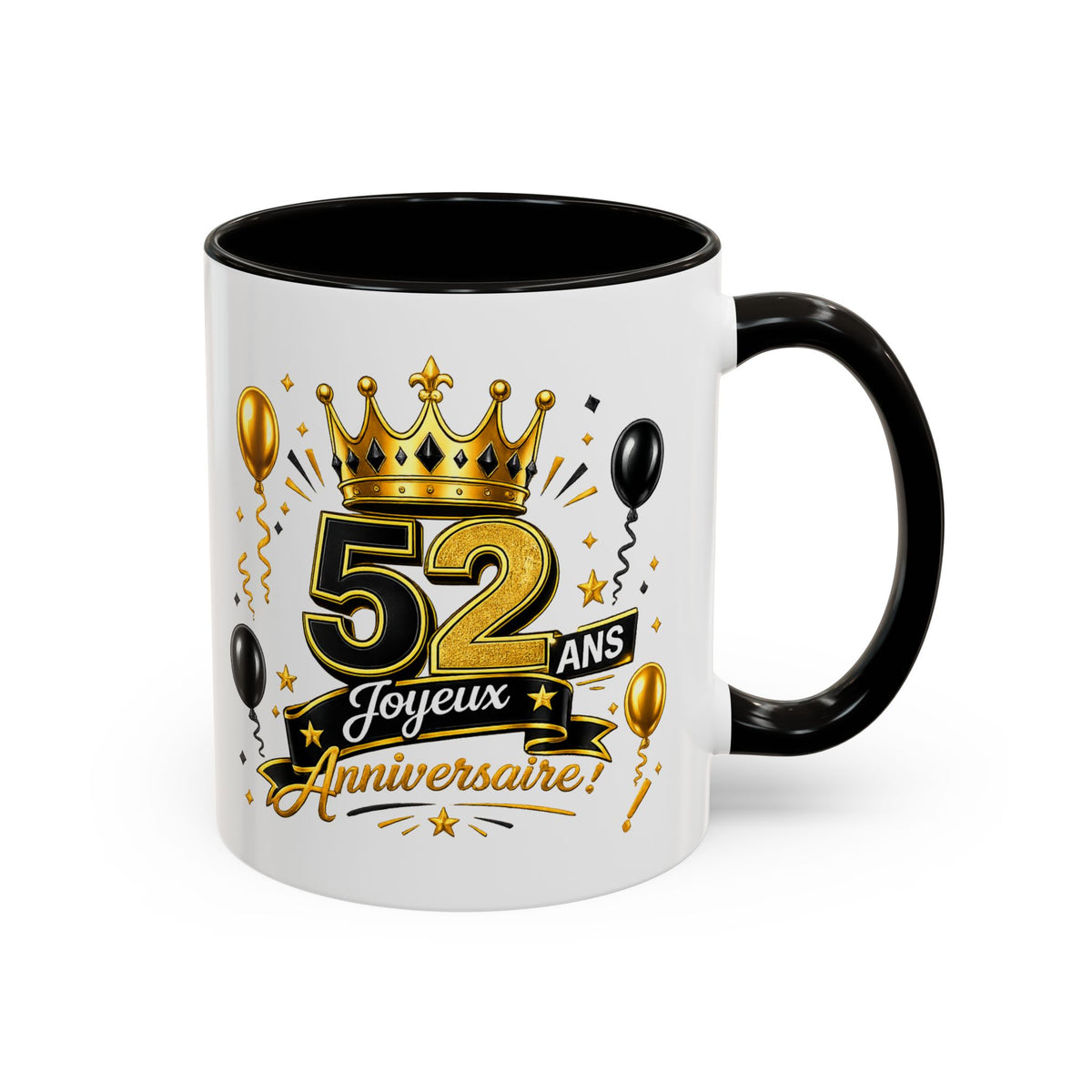 Mug Joyeux 52 Ans – Tasse Anniversaire 52 Ans – Cadeau Original pour Femme Homme – Idée Cadeau 52e Anniversaire