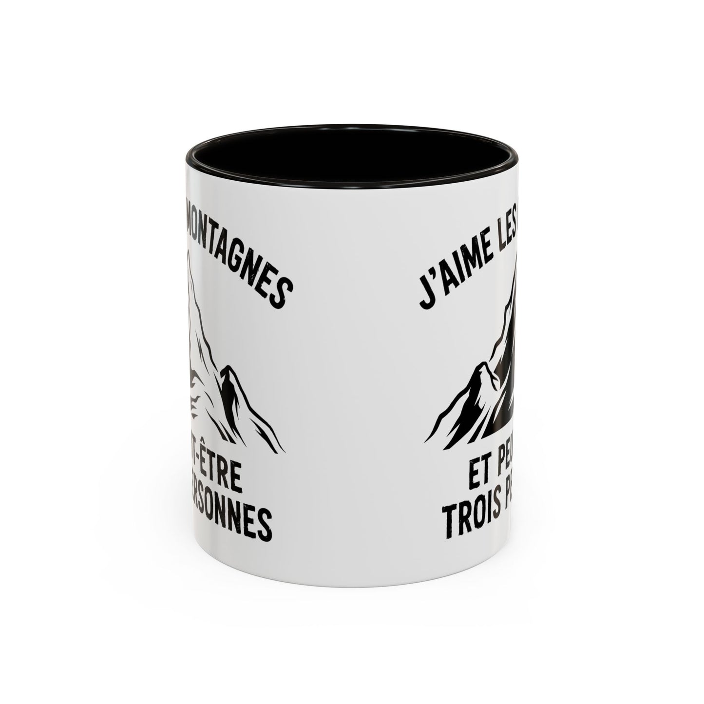 Tasse Montagne Homme et Femme – Mug Humour Randonnée Nature Alpinisme – Cadeau Original Randonneur Campeur Amoureux des Sommets – 325 ml