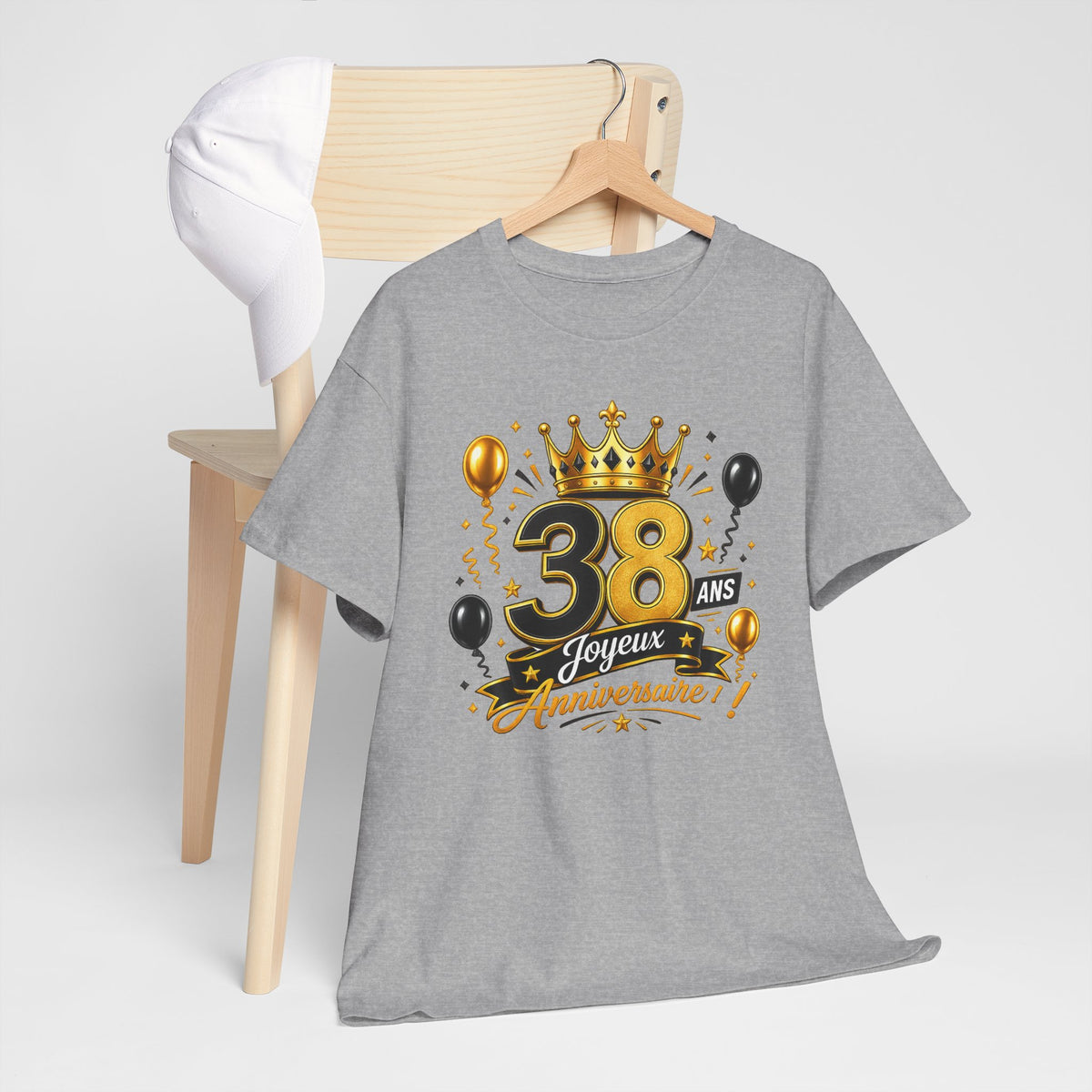 Tee Shirt Anniversaire 38 Ans Homme et Femme Joyeux Anniversaire Cadeau 38 Ans Idée Cadeau Adulte