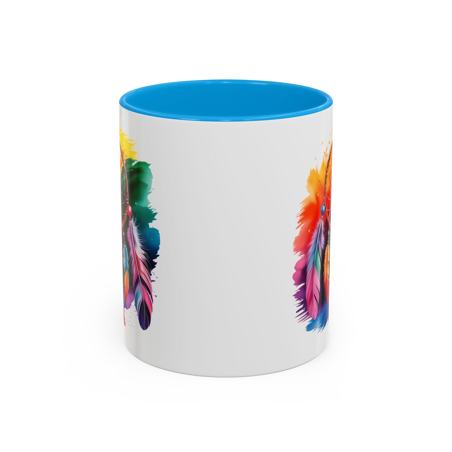 Mug Attrape-Rêves Bohème – Tasse Dreamcatcher Multicolore – Cadeau Spirituel et Zen – Céramique 325ml