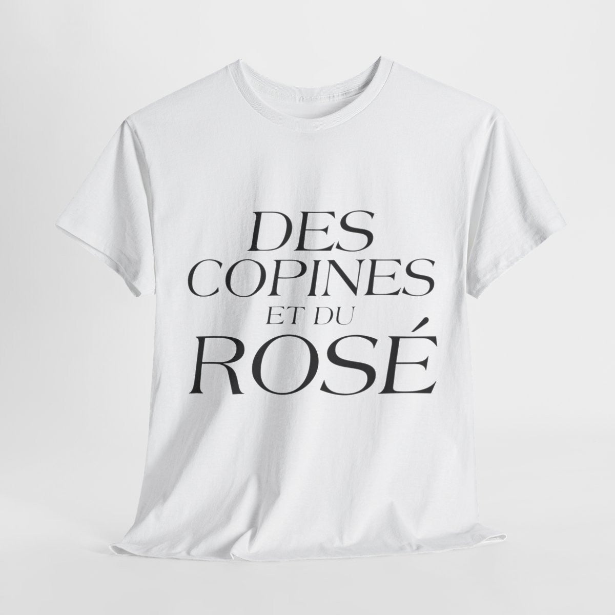 Tee shirt Femme Des copines et du rosé idée cadeau humour drôle amusant
