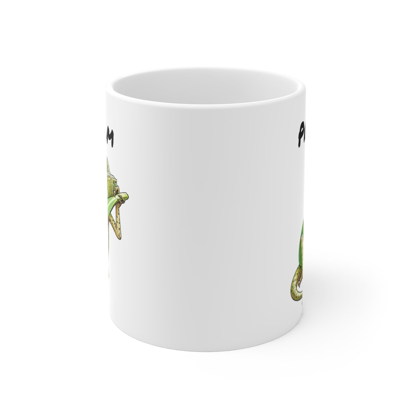 Tasse Lézard Personnalisable avec Prénom – Mug Animal Musique Original – Cadeau Créatif Nature 325ml