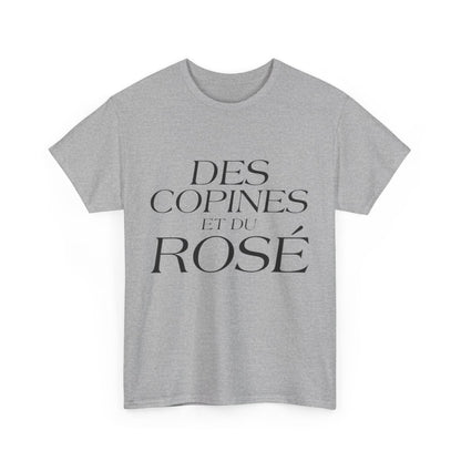 Tee shirt Femme Des copines et du rosé idée cadeau humour drôle amusant