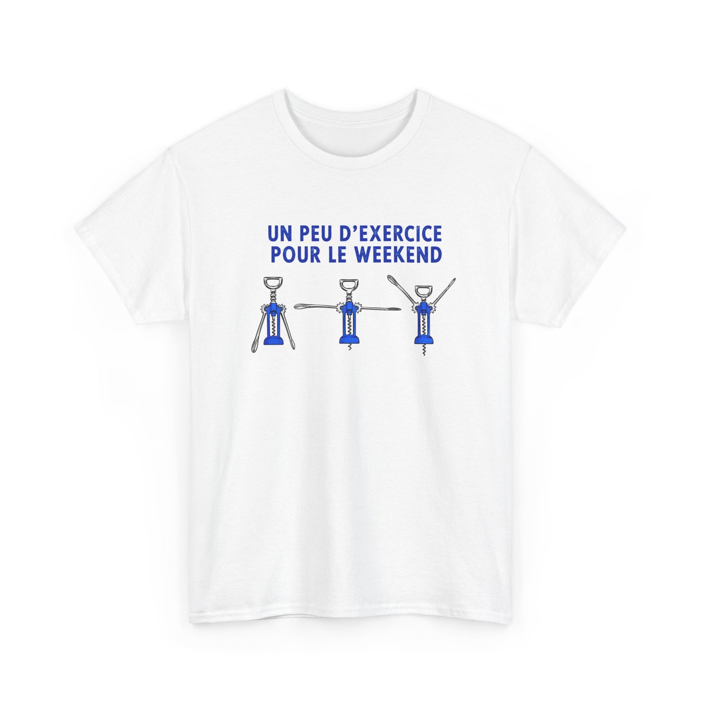 Tee Shirt Homme et Femme Vin Apéro Tire Bouchon Humour Week End Amateur de Vin Idée Cadeau Originale