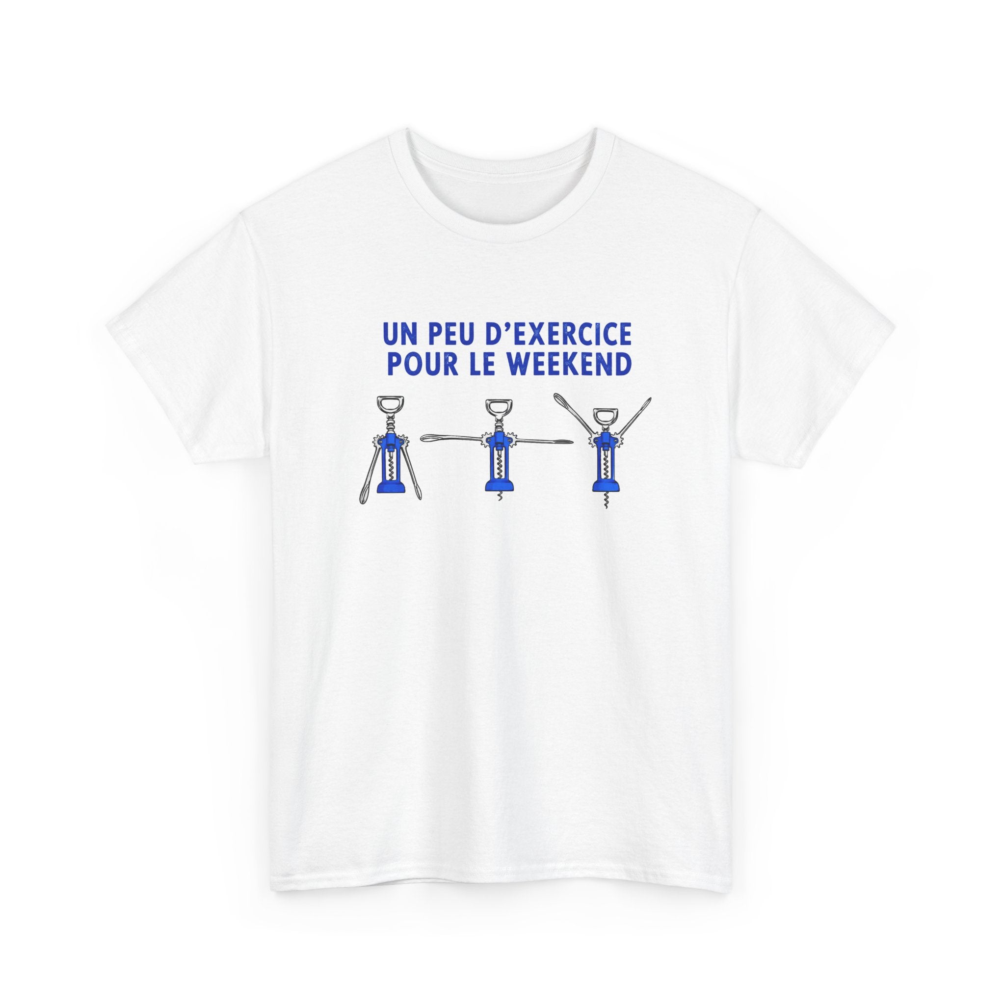 Tee Shirt Homme et Femme Vin Apéro Tire Bouchon Humour Week End Amateur de Vin Idée Cadeau Originale