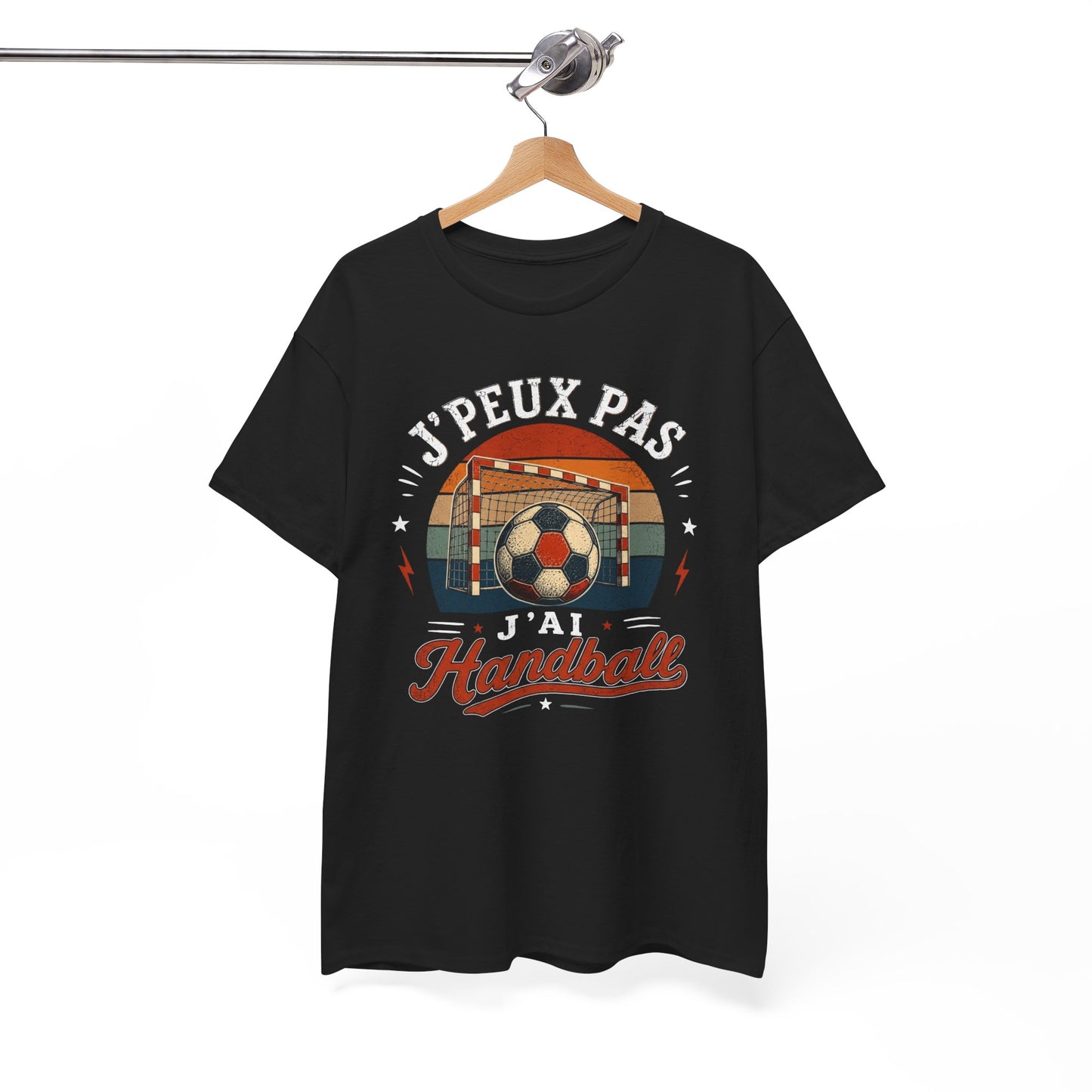 T-Shirt Handball Homme Femme – J’Peux Pas J’Ai Handball – Tee Shirt Ballon Handball Vintage Joueur Joueuse Entraînement Match Cadeau Passion Sport Collectif