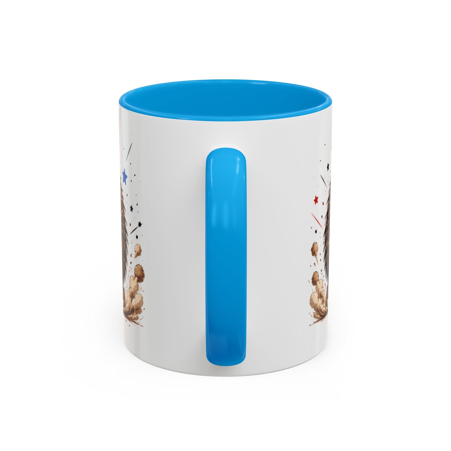 Tasse Qui S’y Frotte S’y Pique – Mug Hérisson Boxeur Humour – Cadeau Drôle Original 325ml