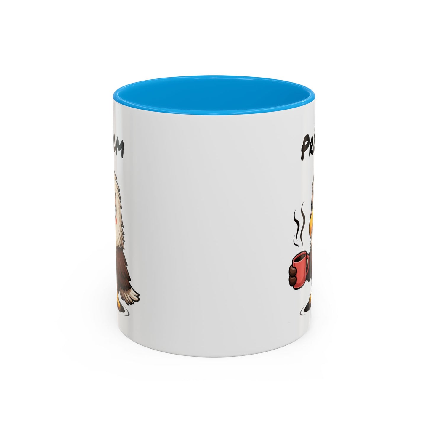 Tasse Aigle Café Personnalisable 325ml – Mug Céramique Humour Réveil Matin Prénom Cadeau Original