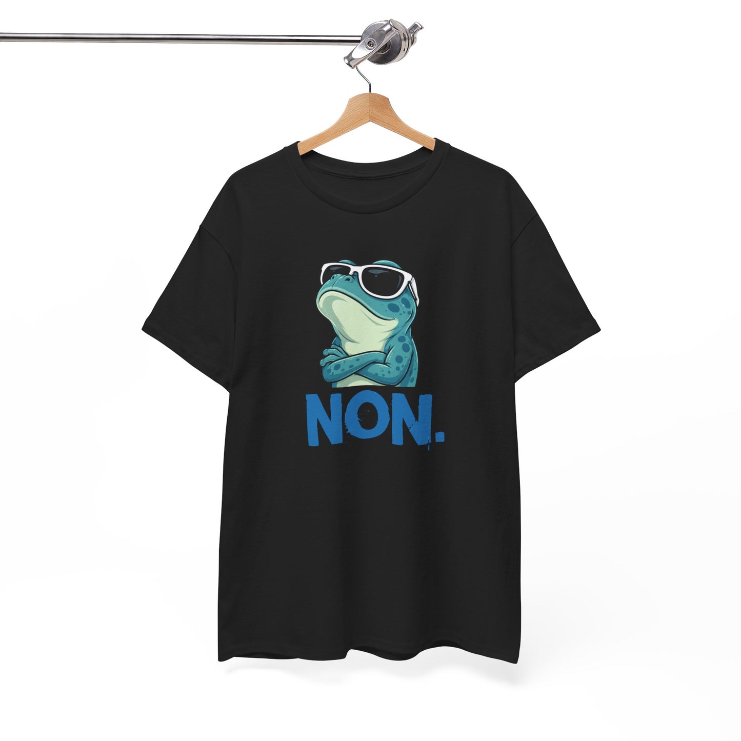 Tee-Shirt Humour Homme et Femme – Grenouille Drôle avec Lunettes de Soleil – Idée Cadeau Original Anniversaire