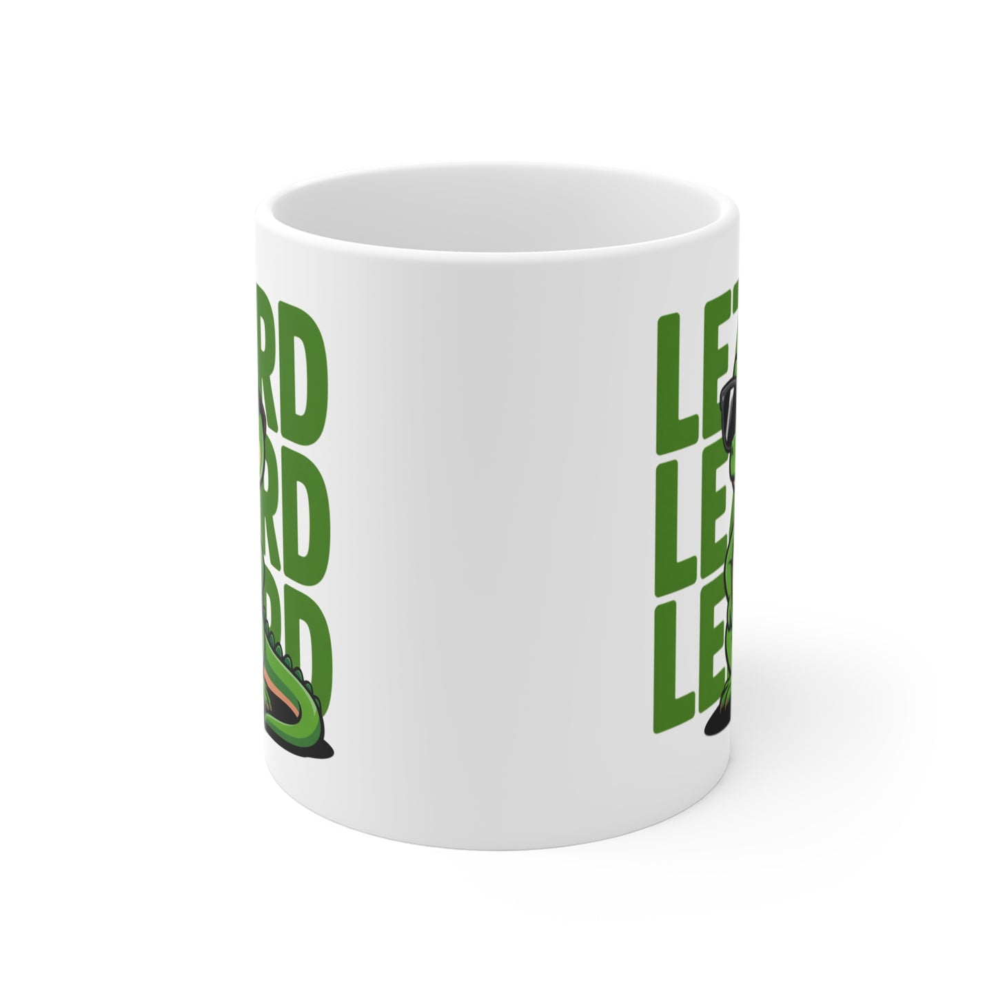 Tasse Lézard Cool 325ml – Mug Reptile Drôle Cartoon – Cadeau Humour Amis Collègues Céramique
