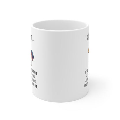 Mug Licorne Drôle – Tasse Humour Fabulouse Arc-en-Ciel – Idée Cadeau Amie, Femme, Anniversaire 325ml