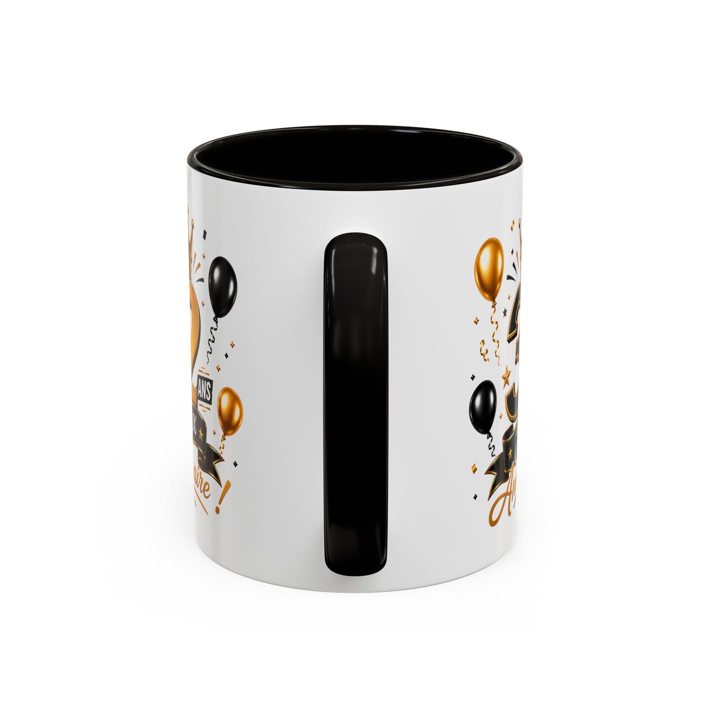 Mug Joyeux 32 Ans – Tasse Anniversaire 32 Ans – Cadeau Original pour Femme Homme – Idée Cadeau 32e Anniversaire Noir Bleu Rouge