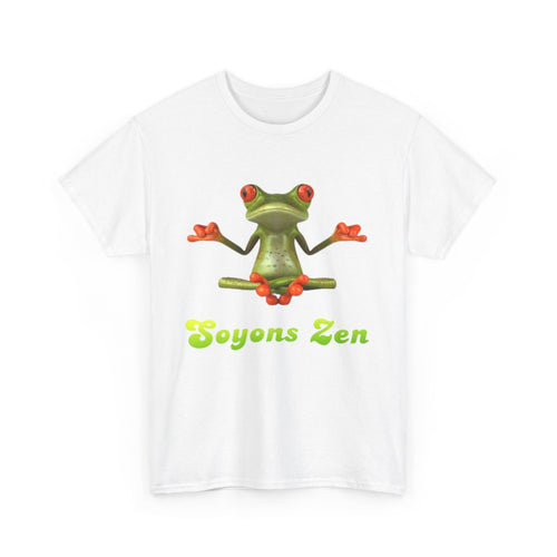 Tee shirt Unisex Grenouille Yoga Zen Homme/Femme