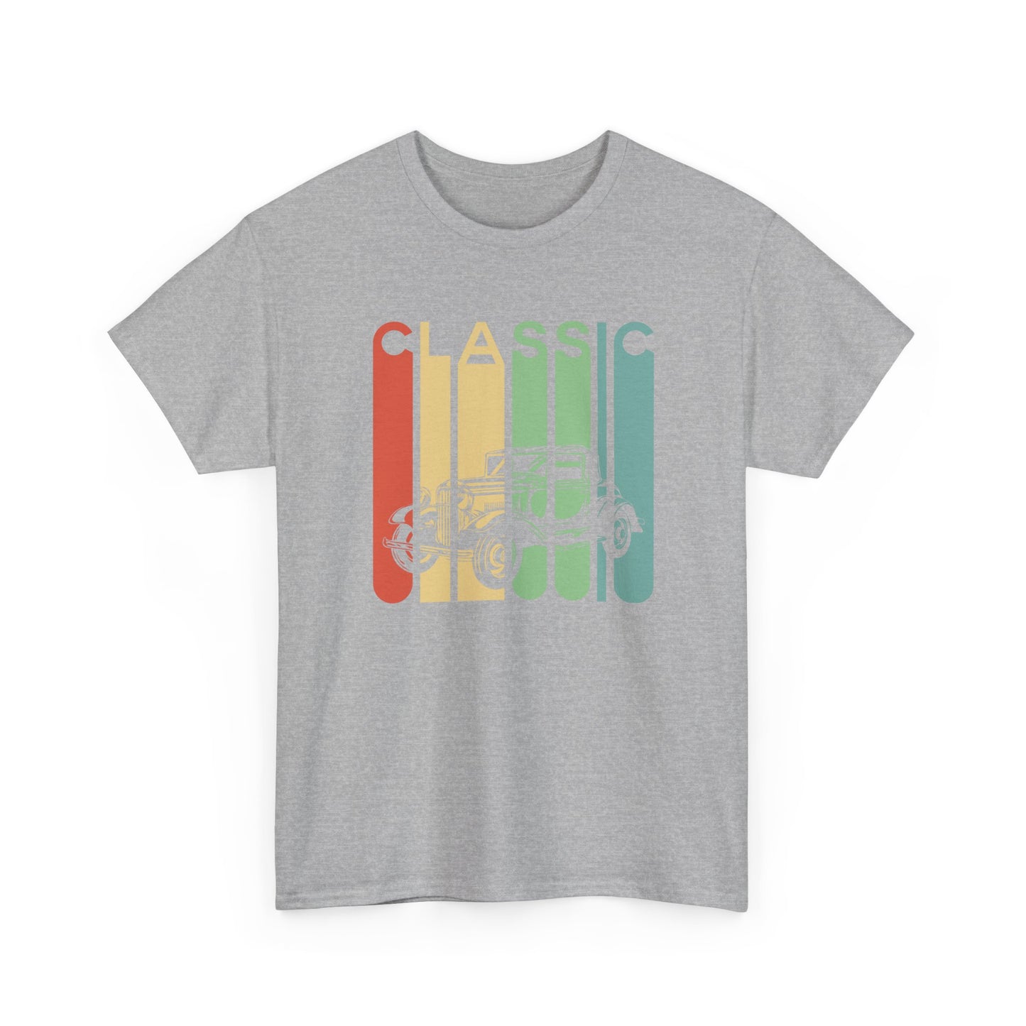T-Shirt Voiture Vintage Homme et Femme – Automobile Ancienne Classic Rétro – Cadeau Passionné Auto Collectionneur – Style Vintage