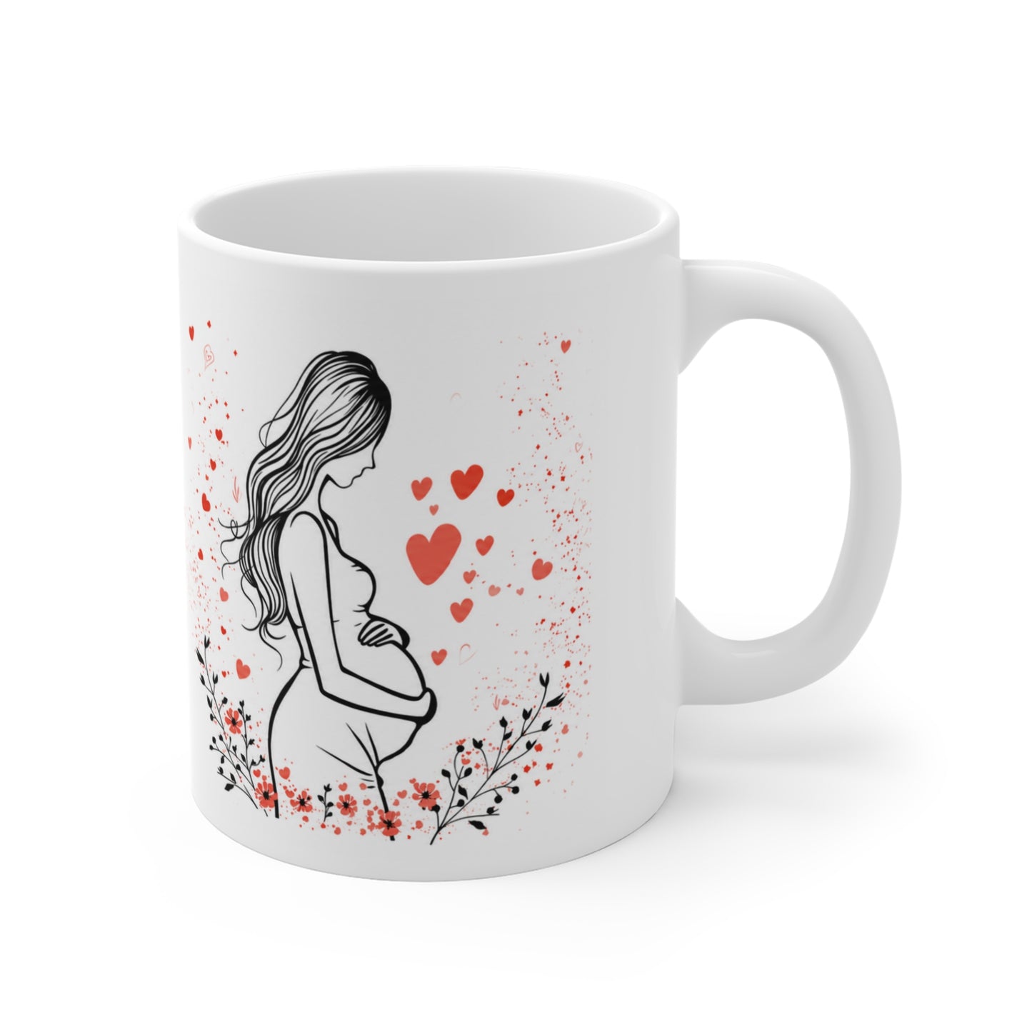 Tasse Première Fête Des Mères – Mug Femme Enceinte Citation Bébé – Cadeau Future Maman 325ml