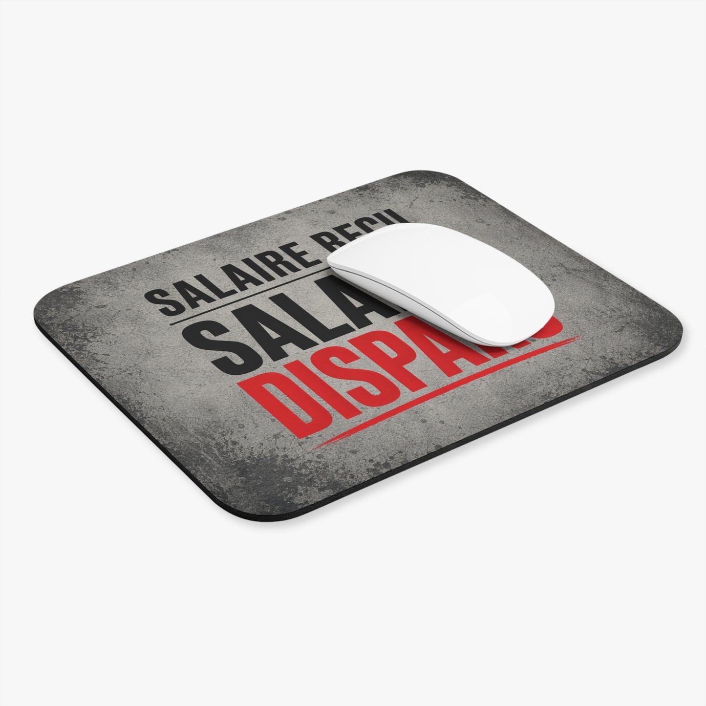 Tapis de Souris 22x18cm Humour Salaire Reçu Salaire Disparu Cadeau Homme Femme Bureau Travail Collègue