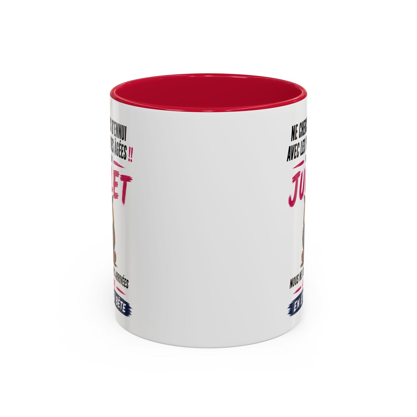Tasse Humour Personnes Nées en Juillet – Mug Hibou Drôle Senior Retraité – Cadeau Anniversaire Homme Femme 325ml