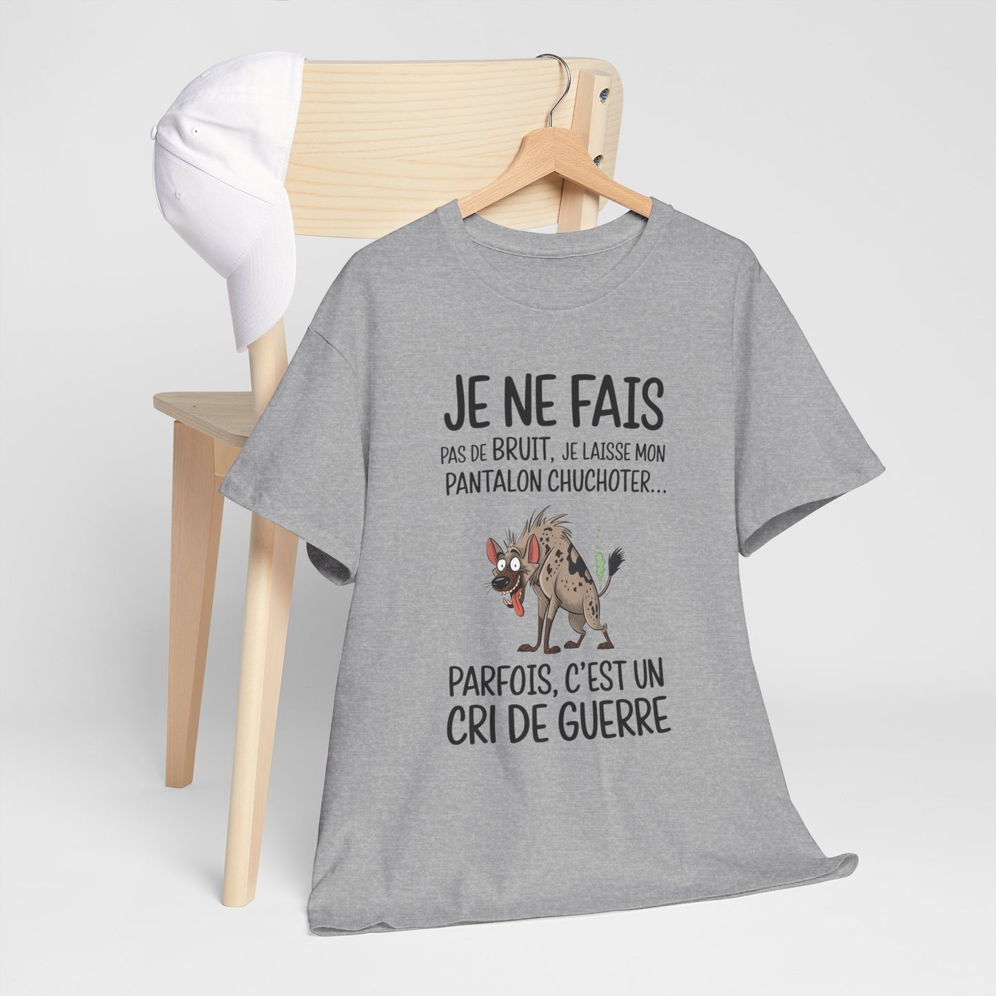 Tee-Shirt Je Ne Fais Pas de Bruit Je Laisse Mon Pantalon Chuchoter – Humour Pet Drôle – Cadeau Homme Femme Blague Adulte