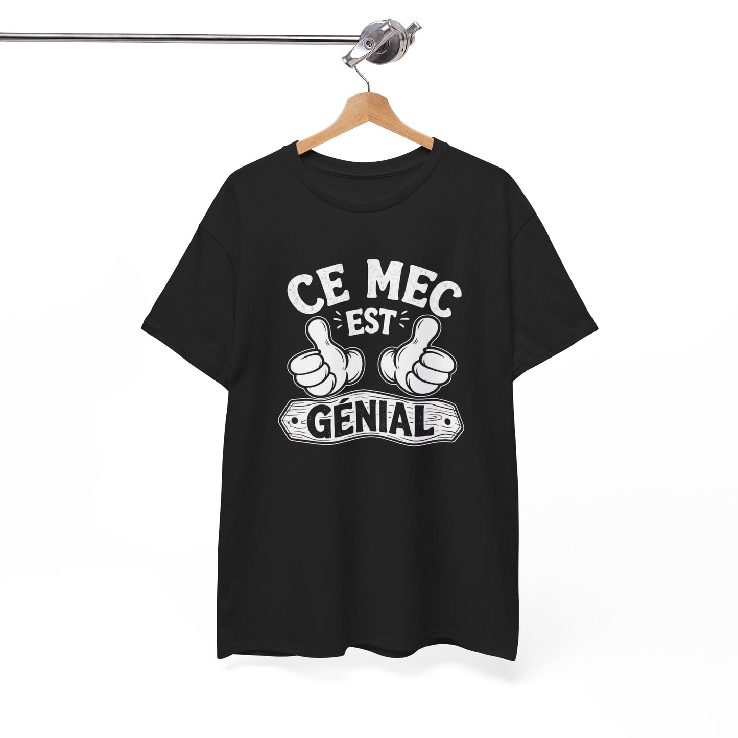 T-Shirt Ce Mec Est Génial – Cadeau Humour Homme Papa Collègue – Tee Shirt Drôle Anniversaire Fête