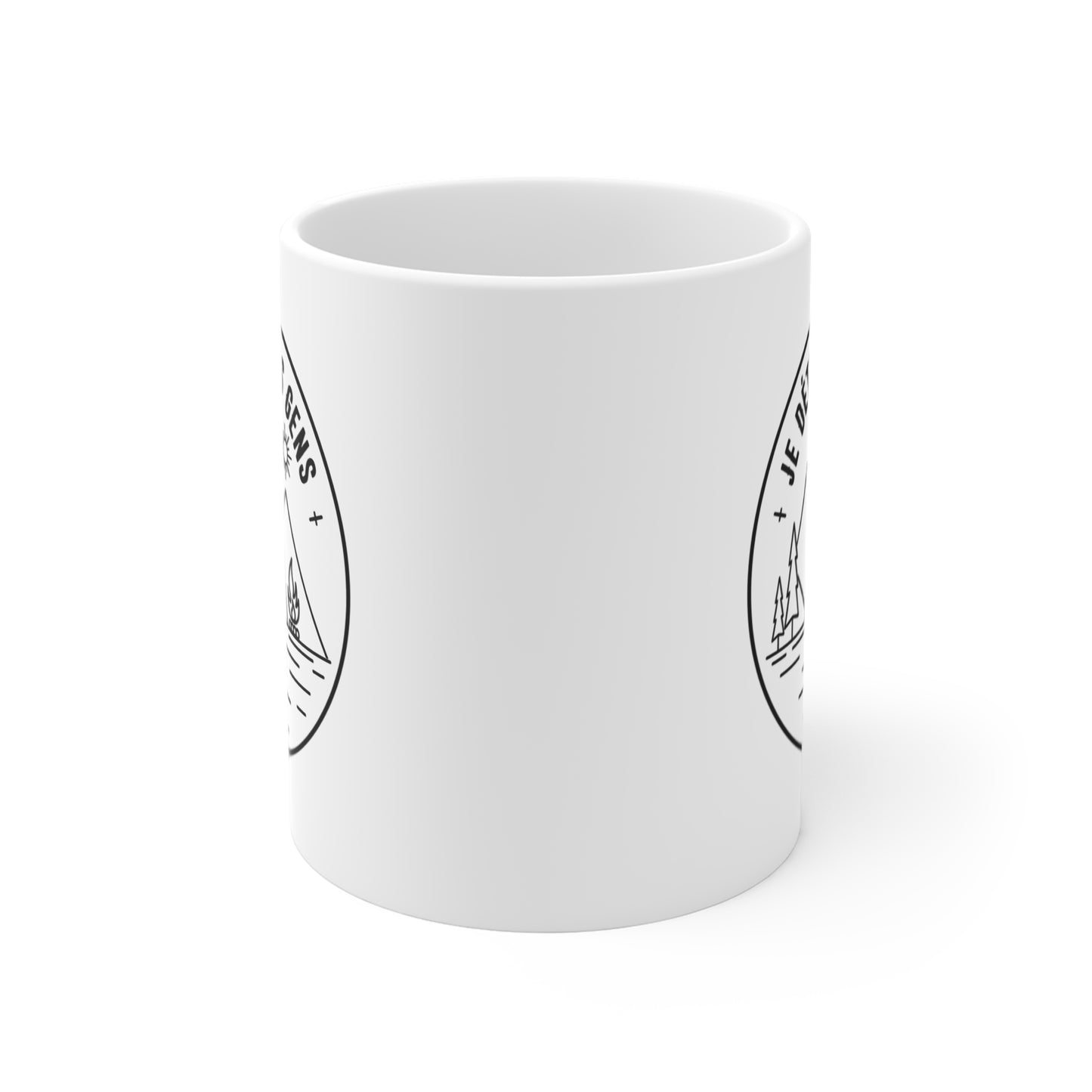 Mug Camping Homme et Femme – Tasse Humour Campeur Amoureux Nature Montagne – Idée Cadeau Camping Randonnée Tente Plein Air – 325 ml