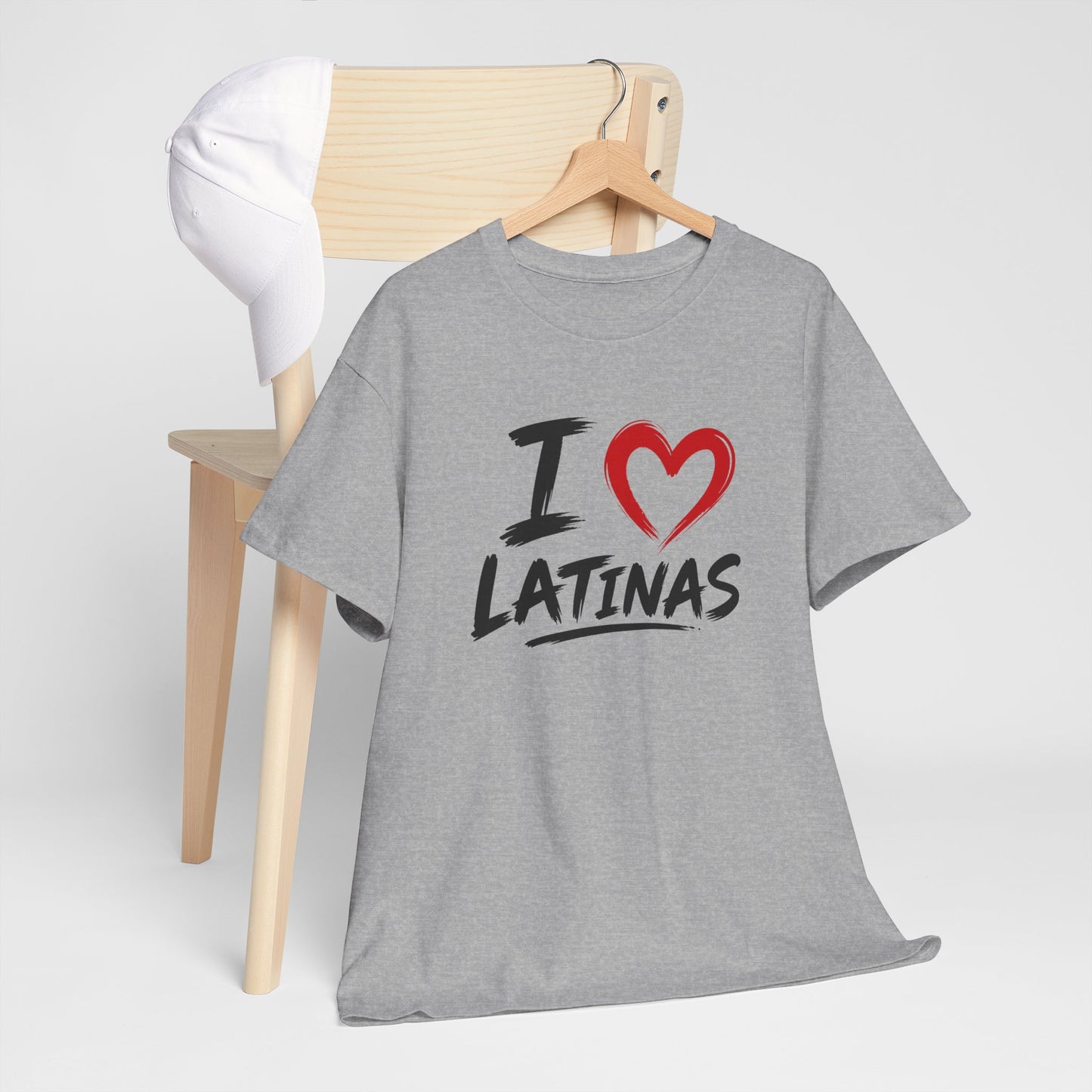 T-Shirt Homme I Love Latinas – Tee Shirt Humour Latino Latinas Amour Cadeau Homme
