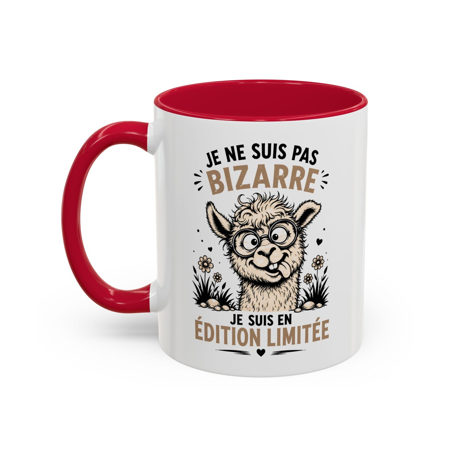 Tasse Humour Homme et Femme – Mug Drôle Lama Alpaga Animal Bizarre – Cadeau Original Amusant Anniversaire 325 ml