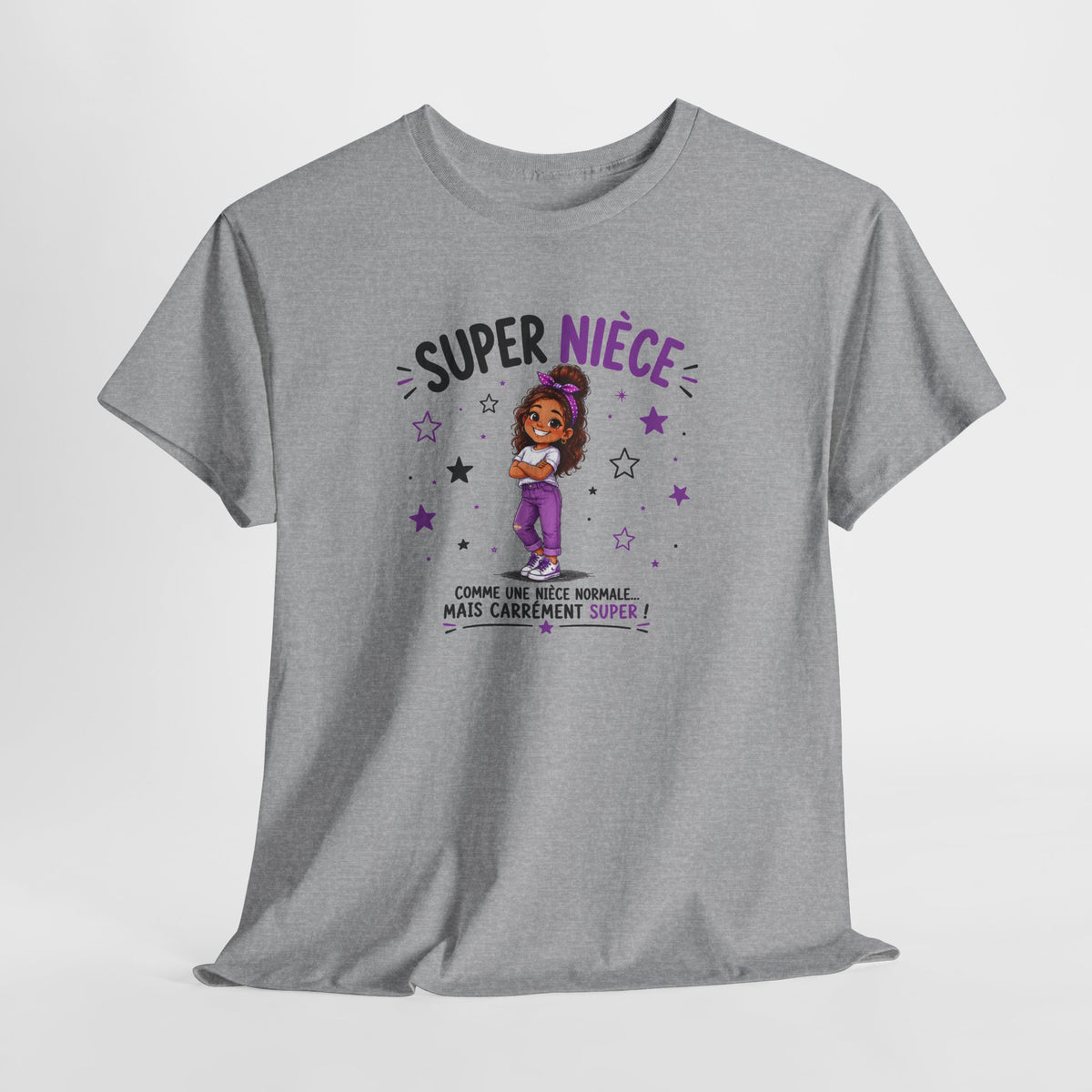 Tee Shirt Super Nièce Femme – Comme une Nièce Normale Mais Carrément Super – T-Shirt Humour Cadeau Nièce Original