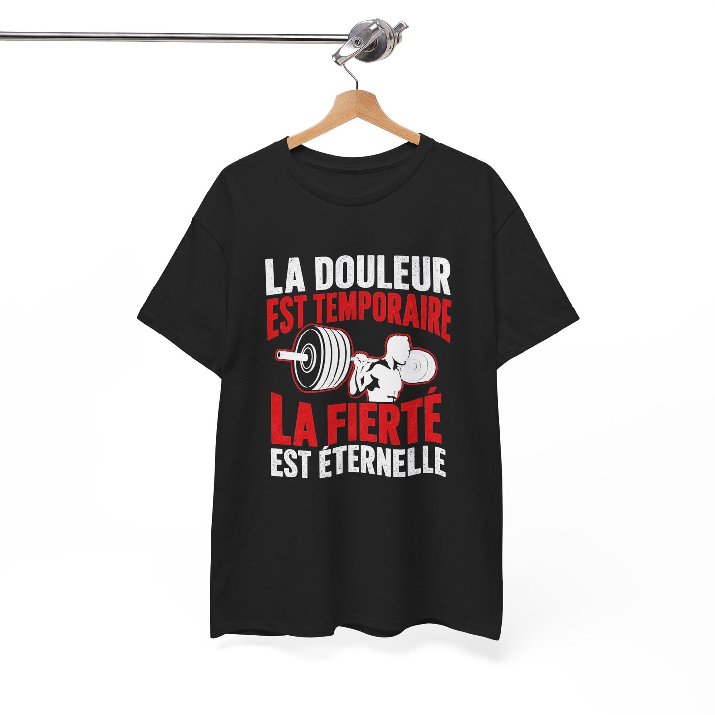 T-Shirt Musculation Homme et Femme – Fitness Muscu Haltérophilie – Sport Entraînement Motivation – Cadeau Sportif