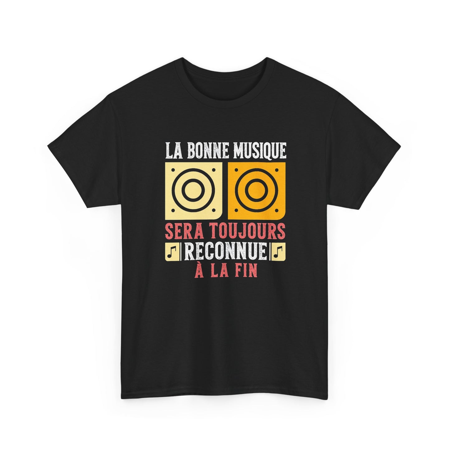 Tee Shirt Homme et Femme Musique Mélomane Passion Musicale Enceinte Son Vintage Idée Cadeau