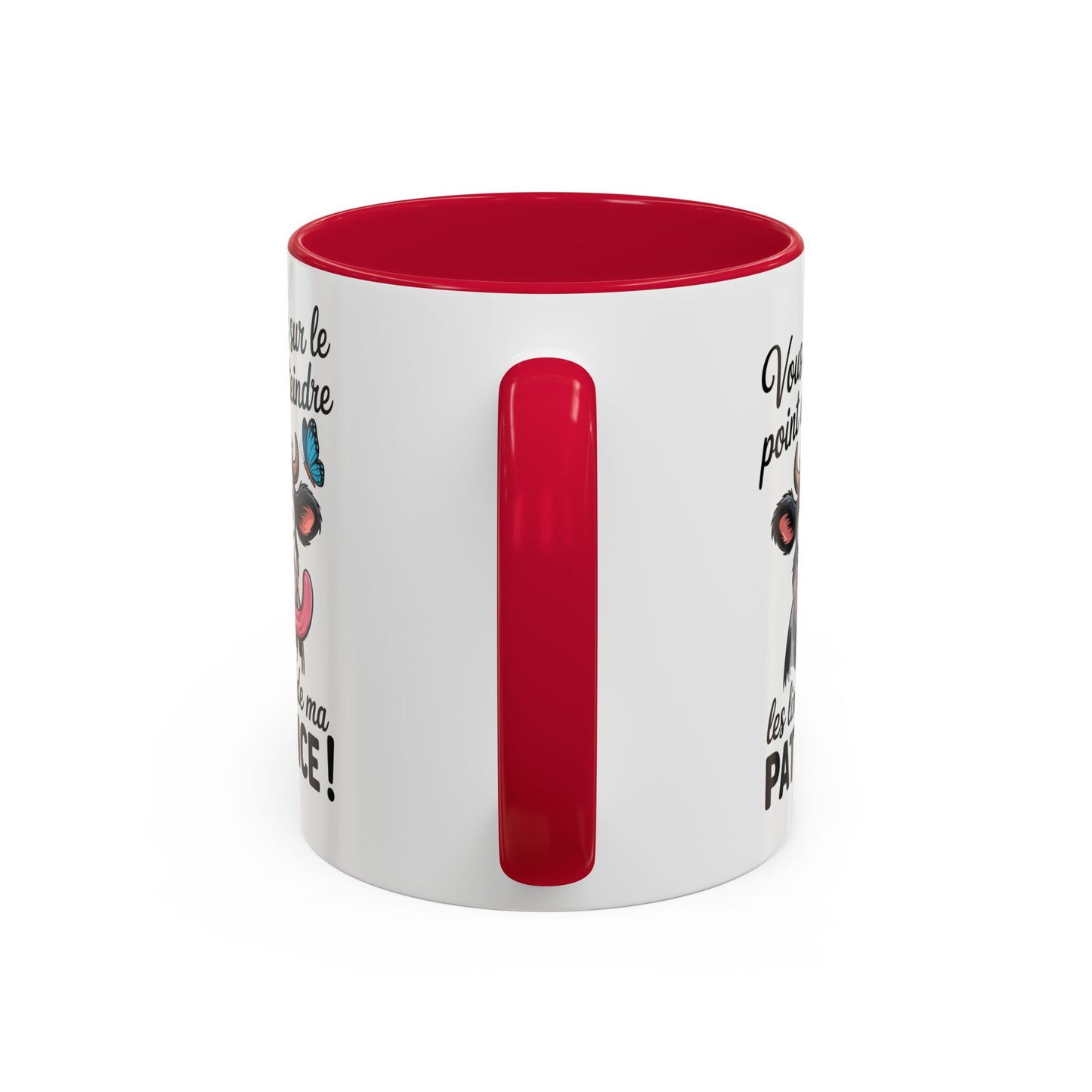 Mug Vache Humoristique – Tasse Animal Drôle Citation J’Peux Pas J’ai – Cadeau Fun Original Homme Femme