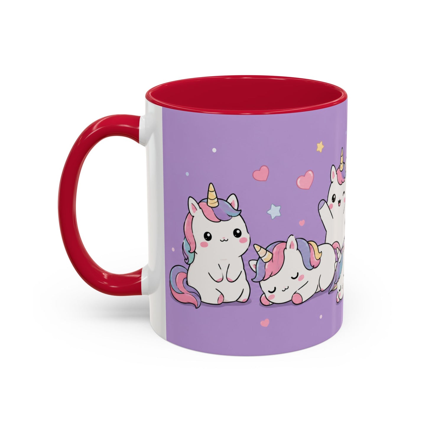 Tasse Licornes Kawaii – Mug Cute avec Petites Licornes Pastel – Cadeau Mignon Enfant Fille 325ml