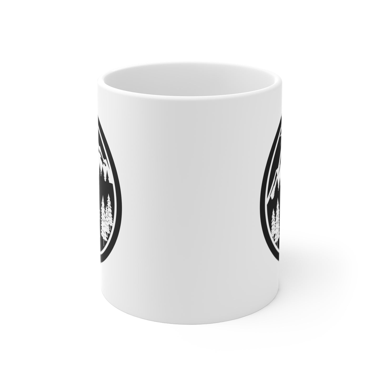 Mug Nature Homme et Femme – Tasse Chien Montagne Forêt Randonnée – Cadeau Amoureux des Animaux et Grands Espaces – Idée Cadeau Camping Aventure Plein Air – 325 ml