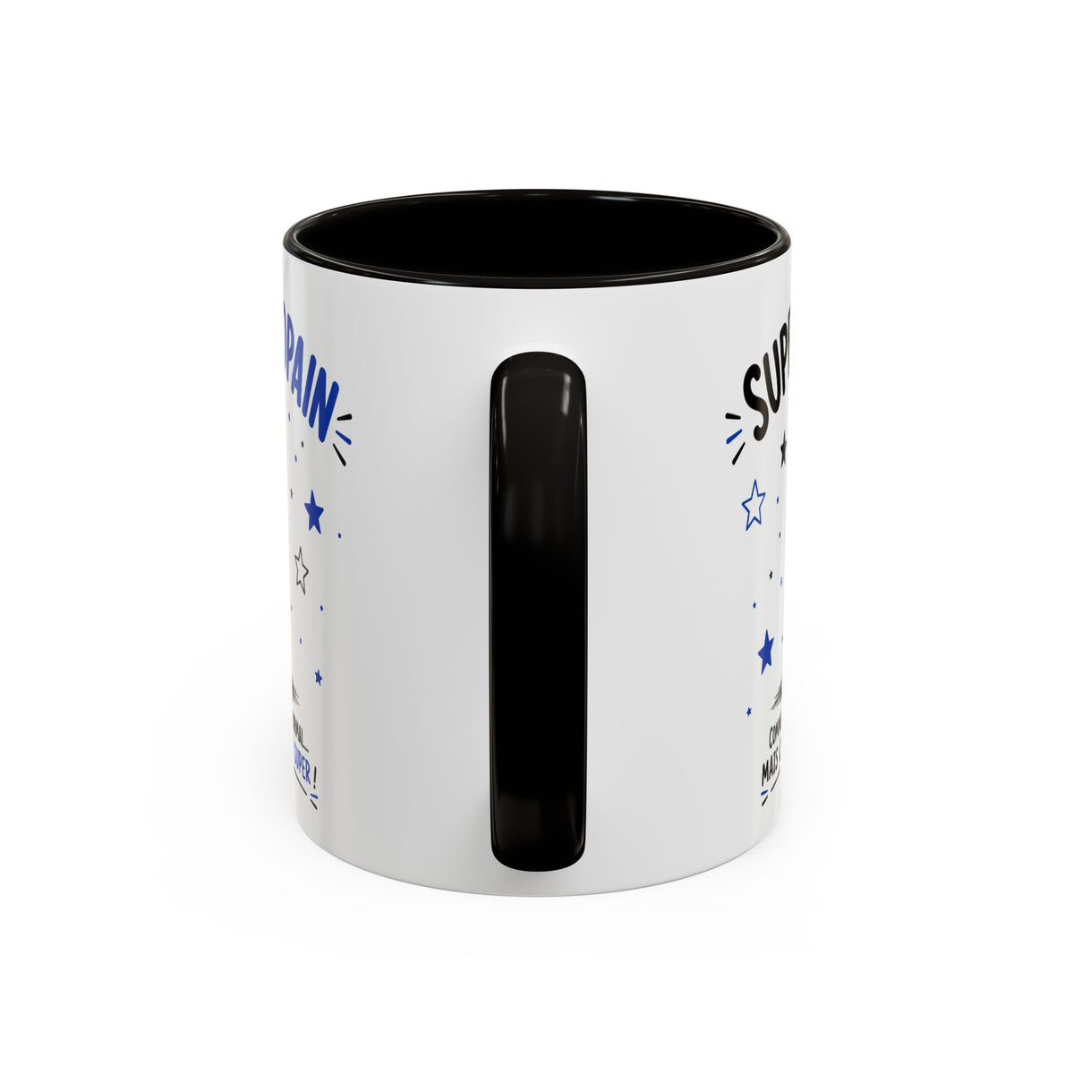 Mug Super Copain – Tasse Cadeau Originale pour un Ami – Idée Cadeau Anniversaire Noël Homme noir bleu rouge