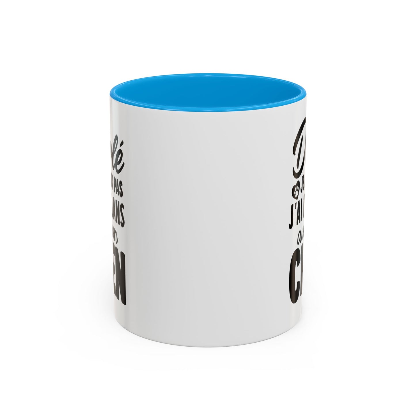 Mug Chien Homme et Femme – Tasse Humour pour Maître et Maîtresse – Cadeau Amoureux des Chiens – Idée Cadeau Propriétaire de Chien et Passionné d’Animaux – 325 ml Noir Bleu Rouge