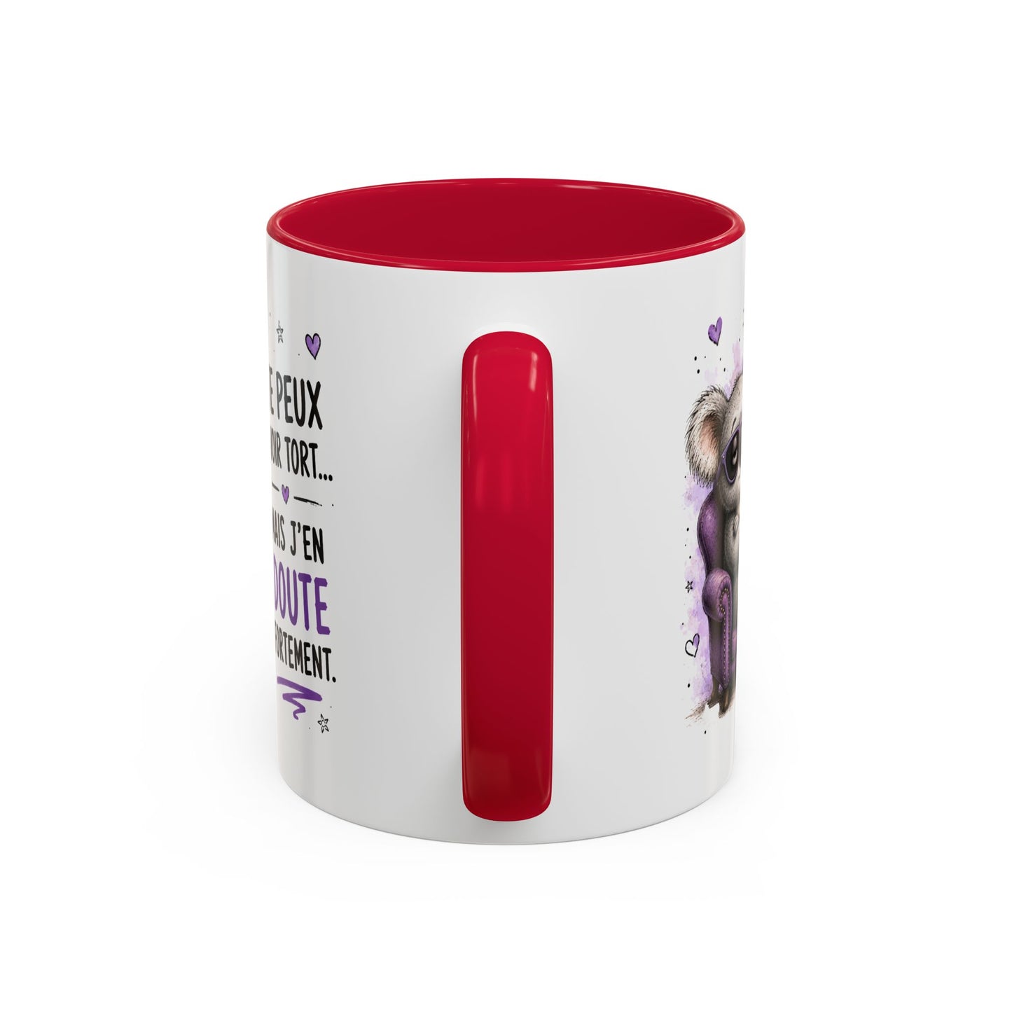 Tasse Koala Drôle Homme Femme – Mug Je Peux Avoir Tort Mais J'en Doute Fortement – Cadeau Humour 325 ml