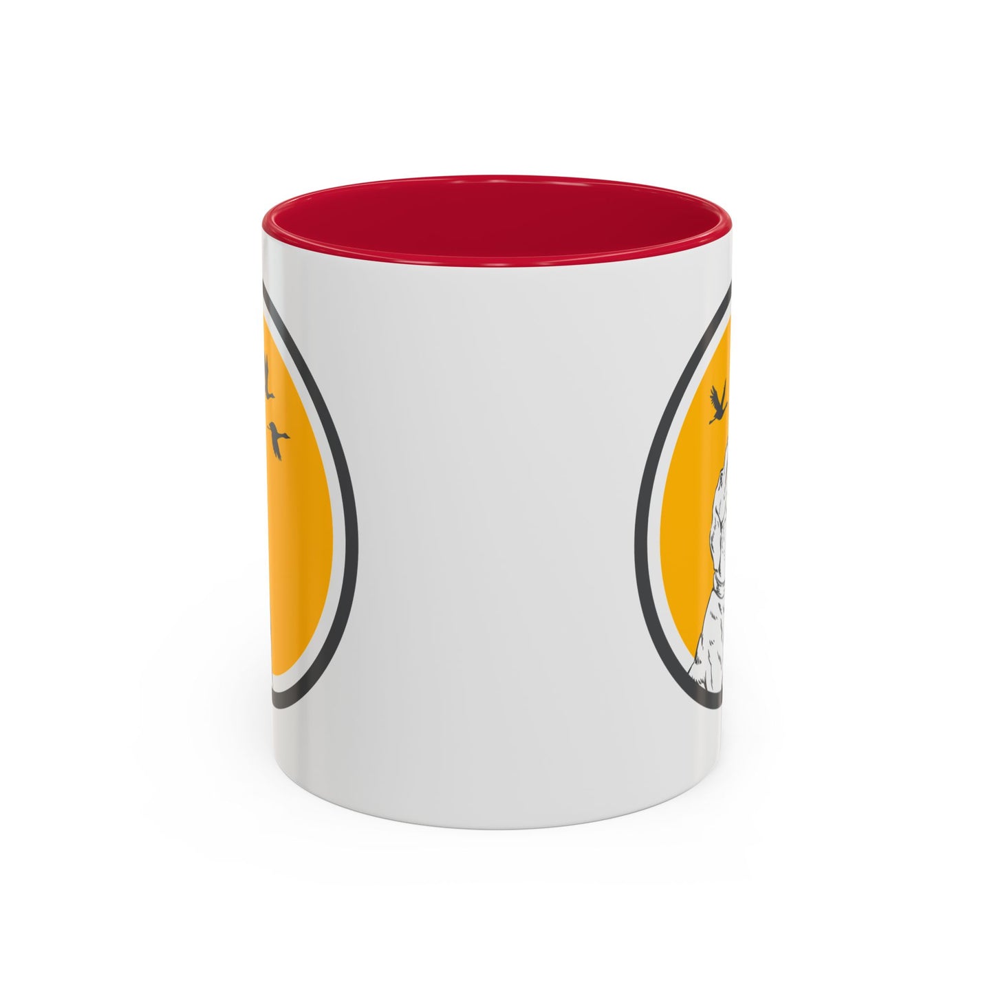 Mug Labrador Homme et Femme – Tasse Chien pour Maître et Maîtresse – Cadeau Amoureux du Labrador – Idée Cadeau Propriétaire de Chien Passionné Nature – 325 ml Noir Bleu Rouge