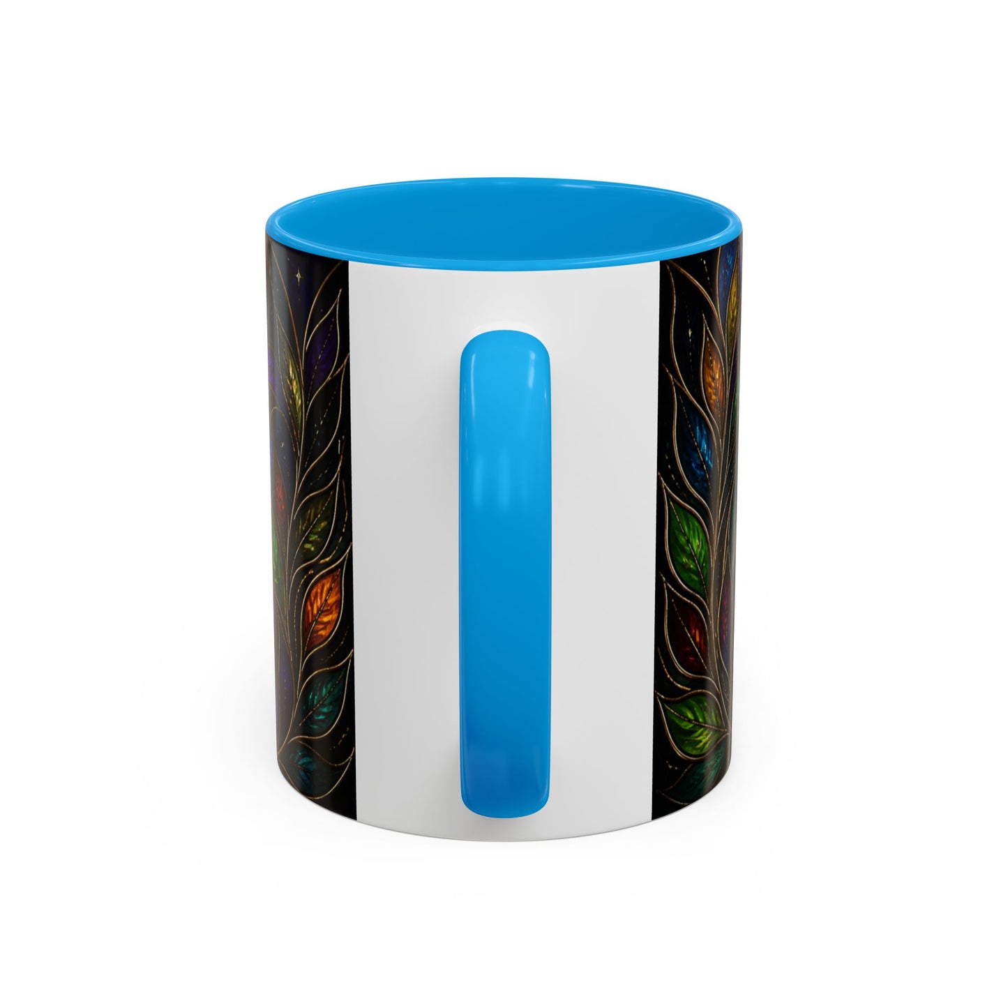Tasse Cheval Style Vitrail – Mug Artistique Multicolore avec Lune et Cheval Élégant – Céramique 325ml