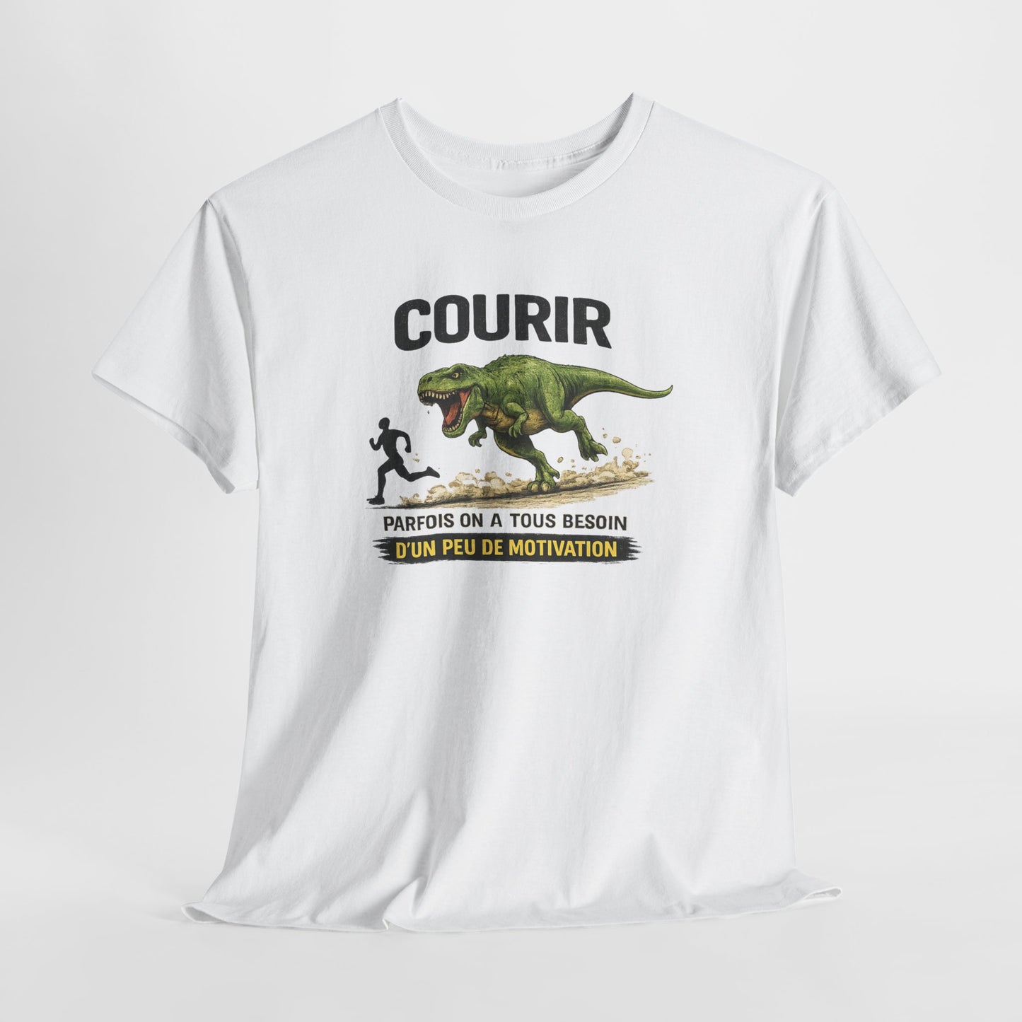 Tee Shirt Humour Course Courir Motivation Dinosaure – T-Rex Running drôle – Cadeau sportif