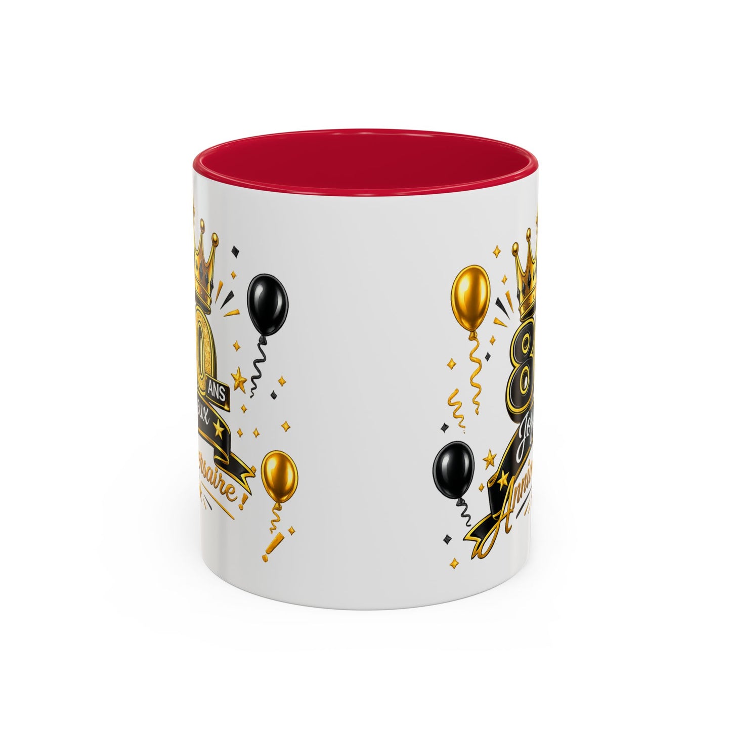 Mug Joyeux 80 Ans – Tasse Anniversaire 80 Ans – Cadeau Original pour Femme Homme – Idée Cadeau 80e Anniversaire