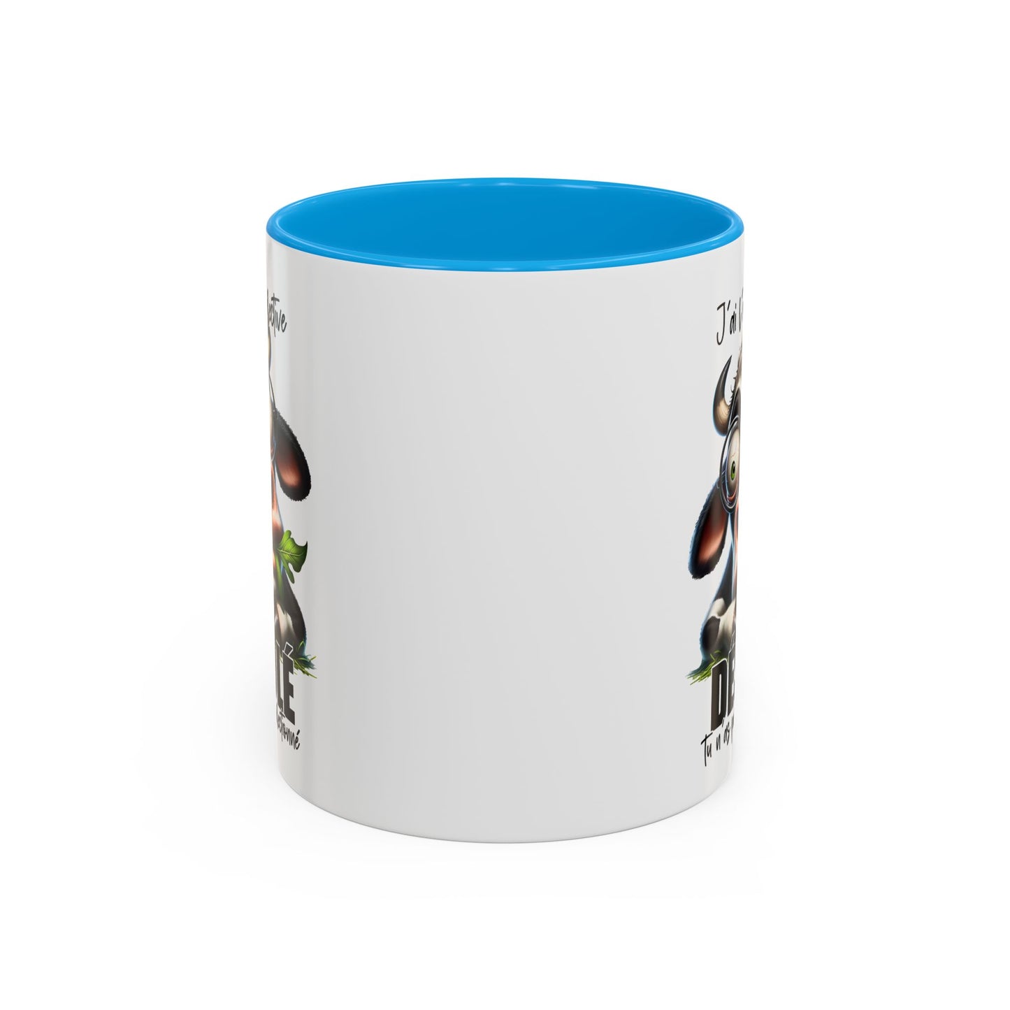 Tasse J’Ai L’Ouïe Sélective Désolé Tu N’As Pas Été Sélectionné – Mug Humour Vache Drôle 325ml