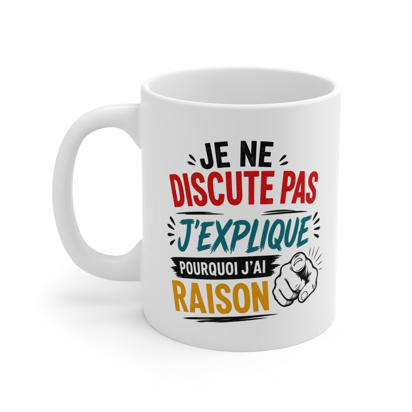 Mug Humour Homme et Femme – Cadeau Original Drôle pour Collègue Ami Famille – Tasse Citation Humoristique Caractère 325 ml