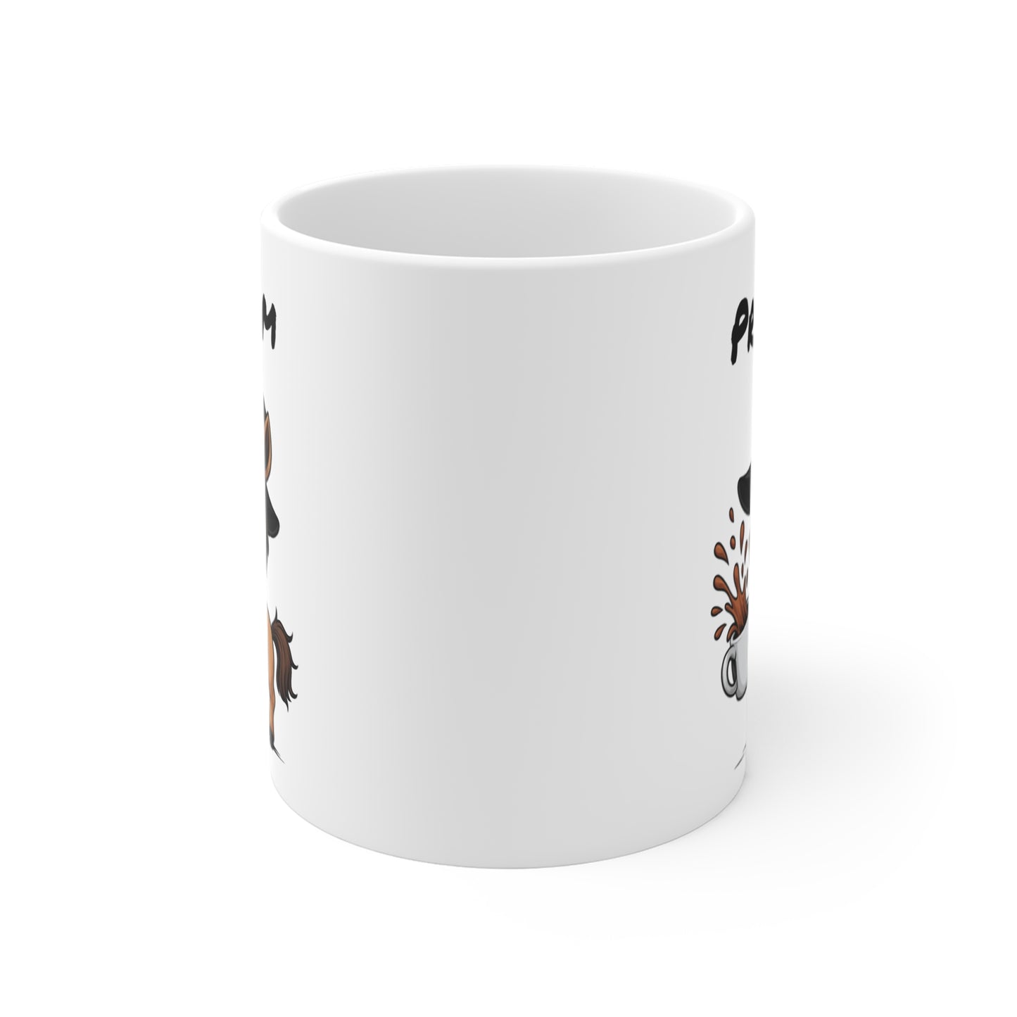 Tasse Personnalisable Cheval Sorcière – Mug Halloween Prénom 325ml – Cadeau Fantaisie Original