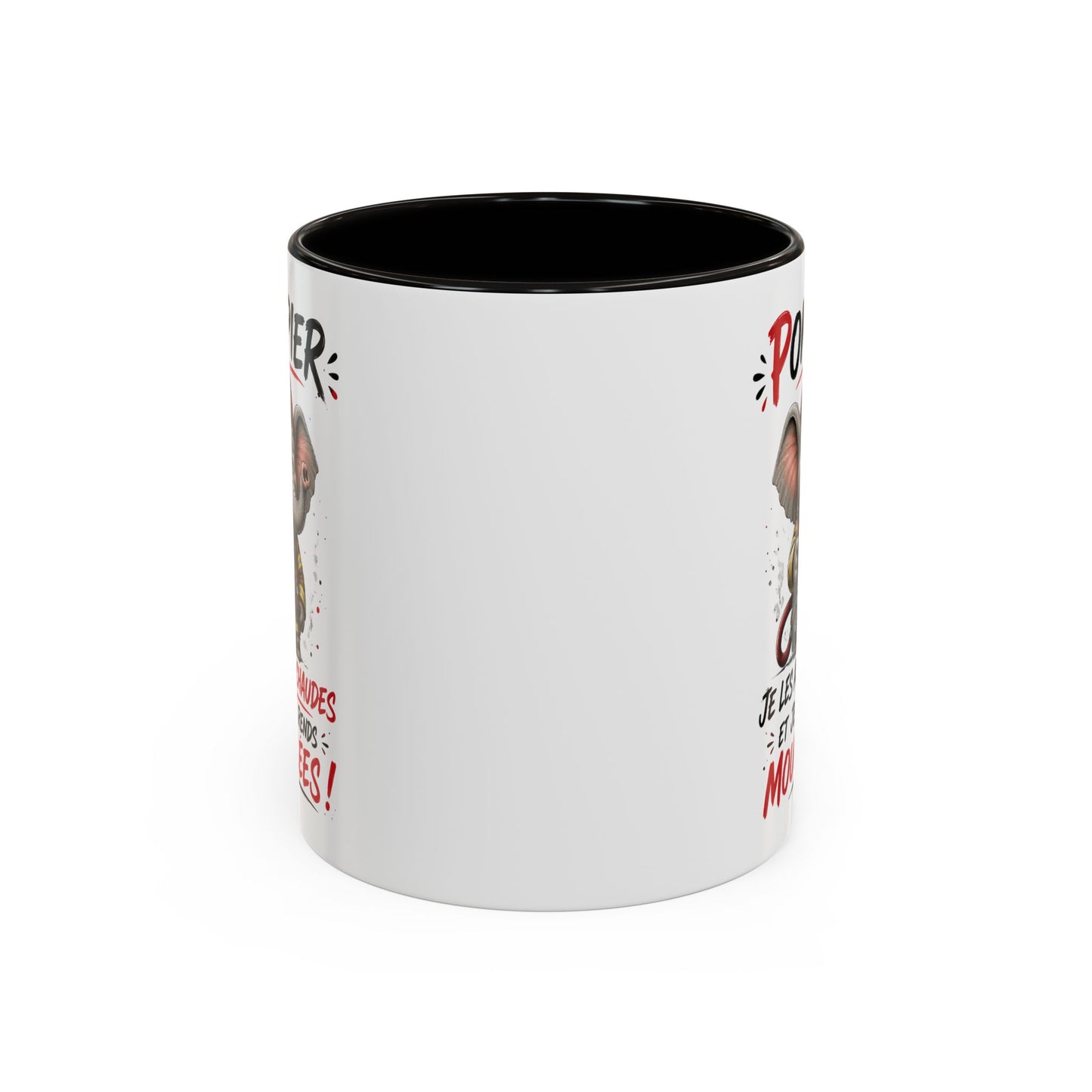 Tasse Pompier Je Les Aime Chaudes Et Je Les Rends Mouillées – Mug Humour Sapeur-Pompier – Cadeau Homme Femme 325ml