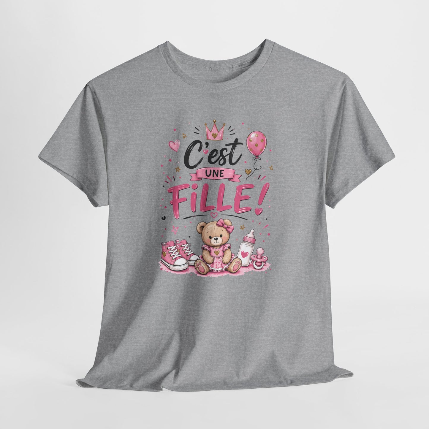Tee Shirt Annonce Grossesse Homme et Femme Révélation Sexe Enfant Future Maman Futur Papa Cadeau
