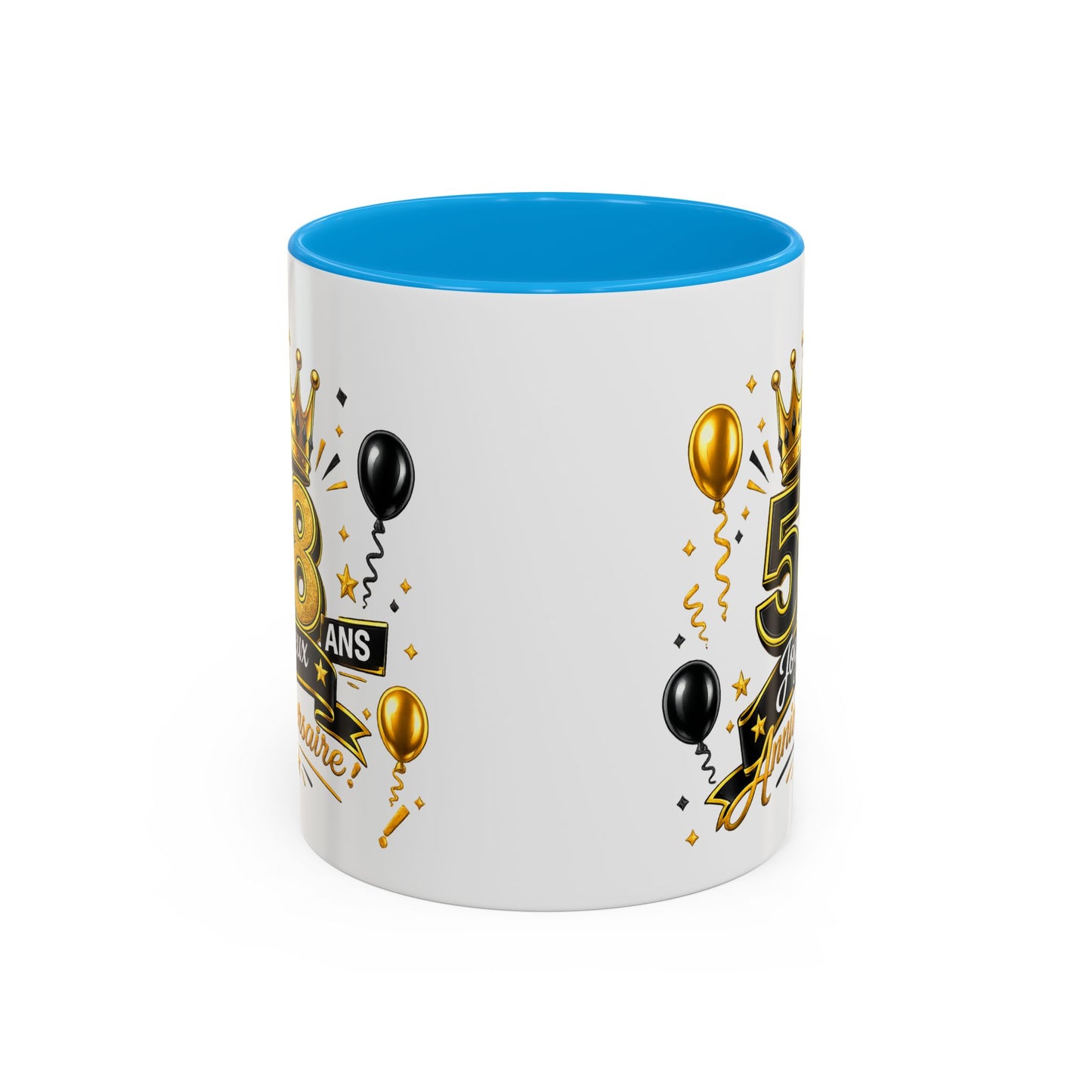 Mug Joyeux 58 Ans – Tasse Anniversaire 58 Ans – Cadeau Original pour Femme Homme – Idée Cadeau 58e Anniversaire