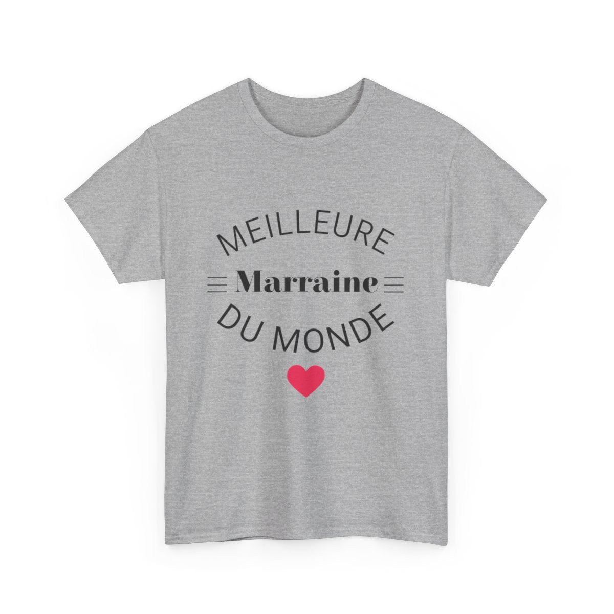 Tee shirt Femme Meilleur marraine du monde idée cadeau amour love coeur