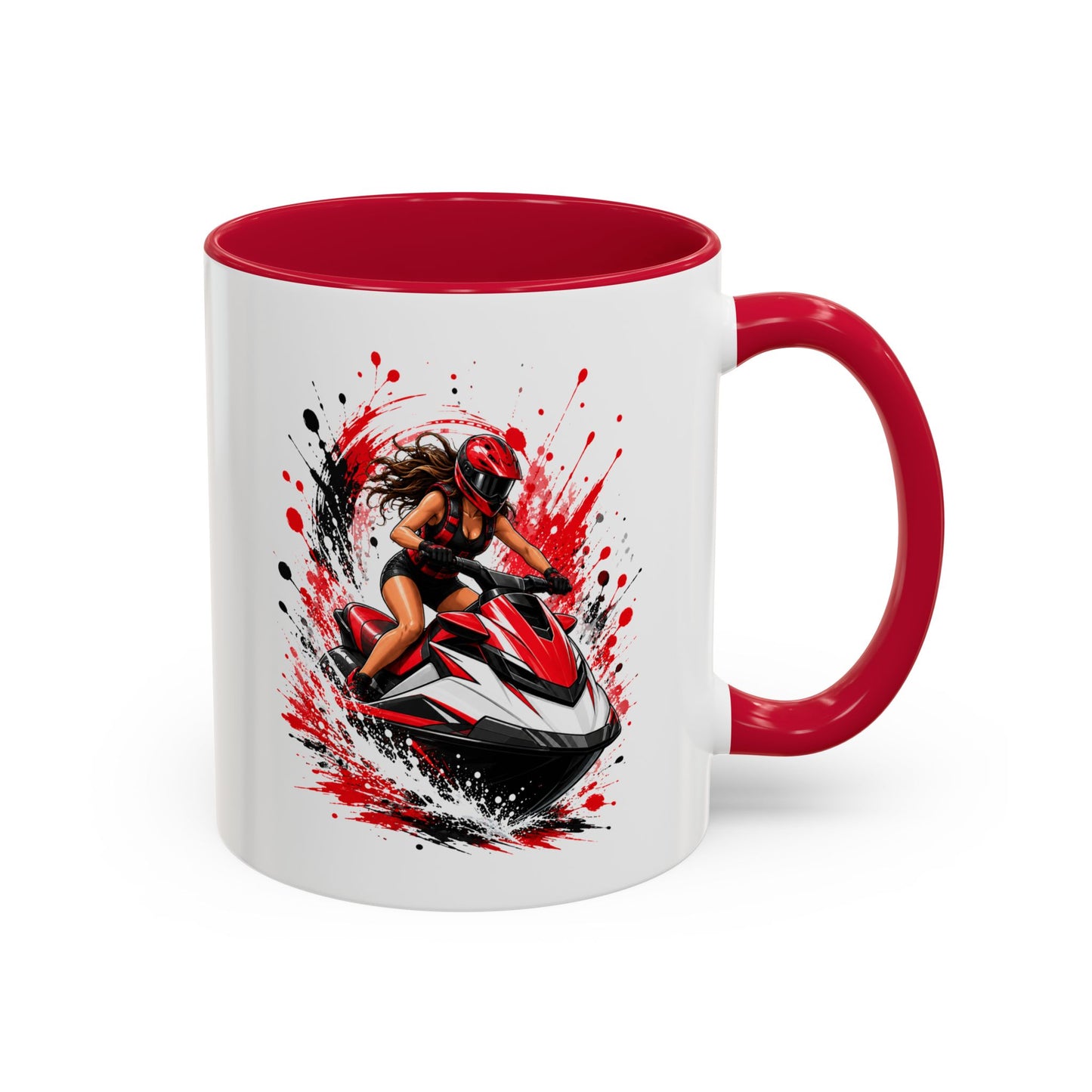 Mug Femme Jet Ski – Tasse Passion Sport Nautique – Cadeau Original Femme – Amatrice de Jet Ski et Sensations Fortes