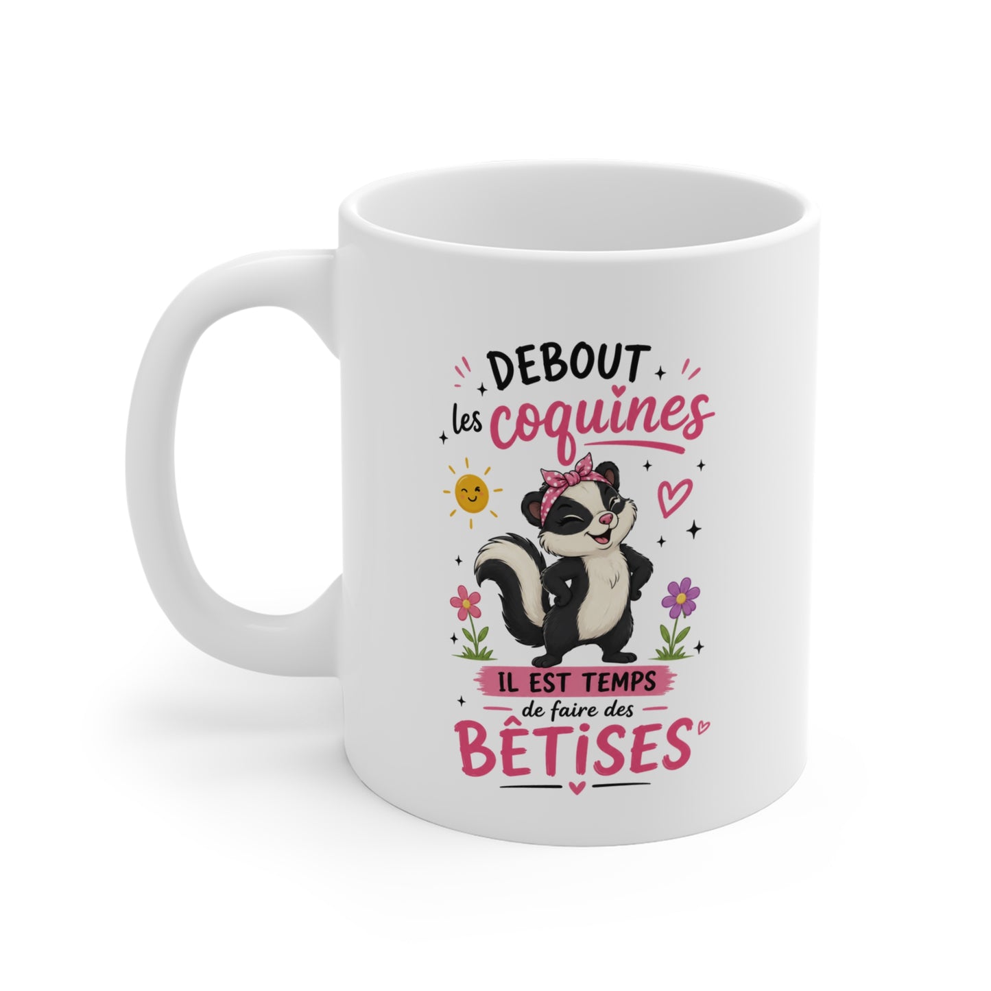 Mug Femme Humour – Cadeau Drôle Copine Amie Collègue – Idée Cadeau Original pour Femme Anniversaire Amitié 325 ml