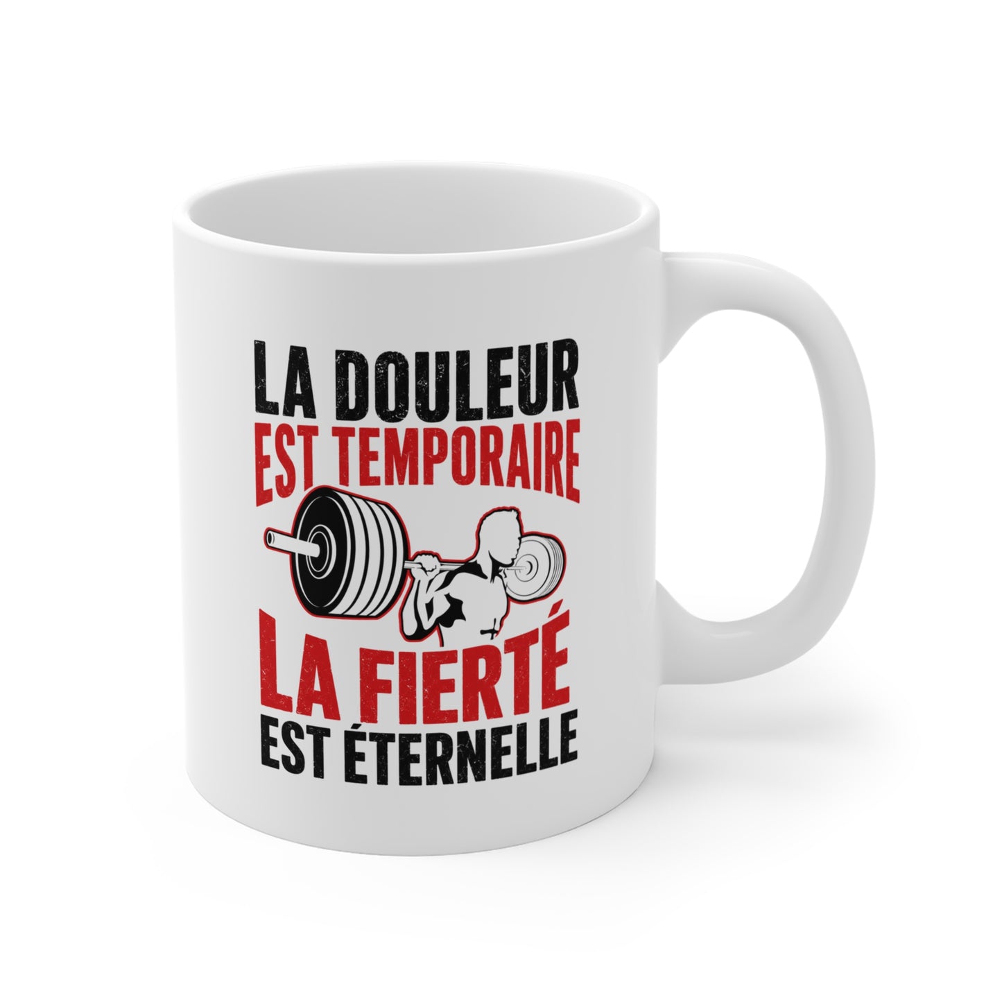 Mug Musculation Fitness – Tasse Sport Haltérophilie – Cadeau Original Homme et Femme, Salle de Sport