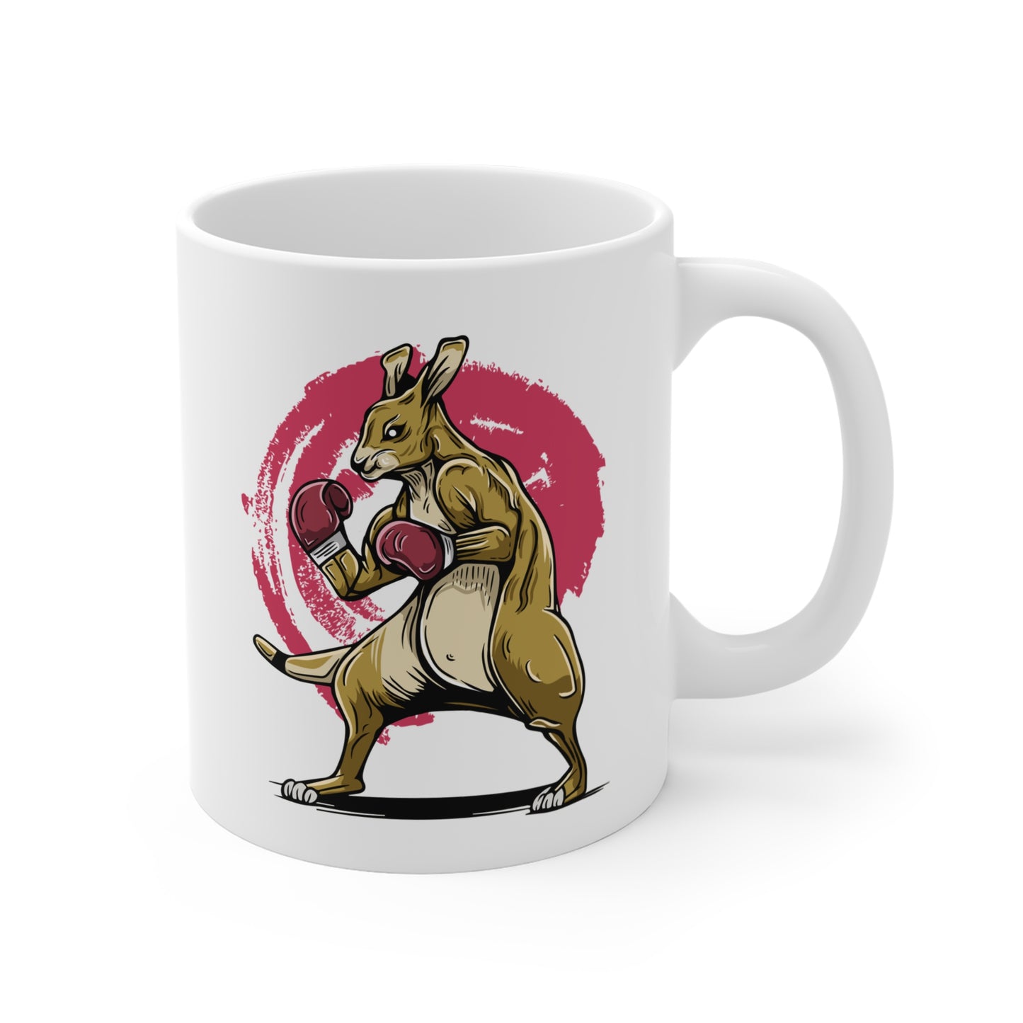 Mug Kangourou Boxeur Vintage – Tasse Sport et Motivation – Cadeau Original Boxe Céramique 325ml